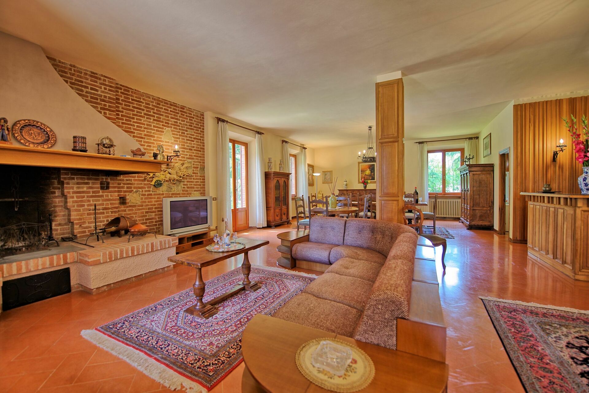 Villa Lauretana badkamer in Torrita Di Siena