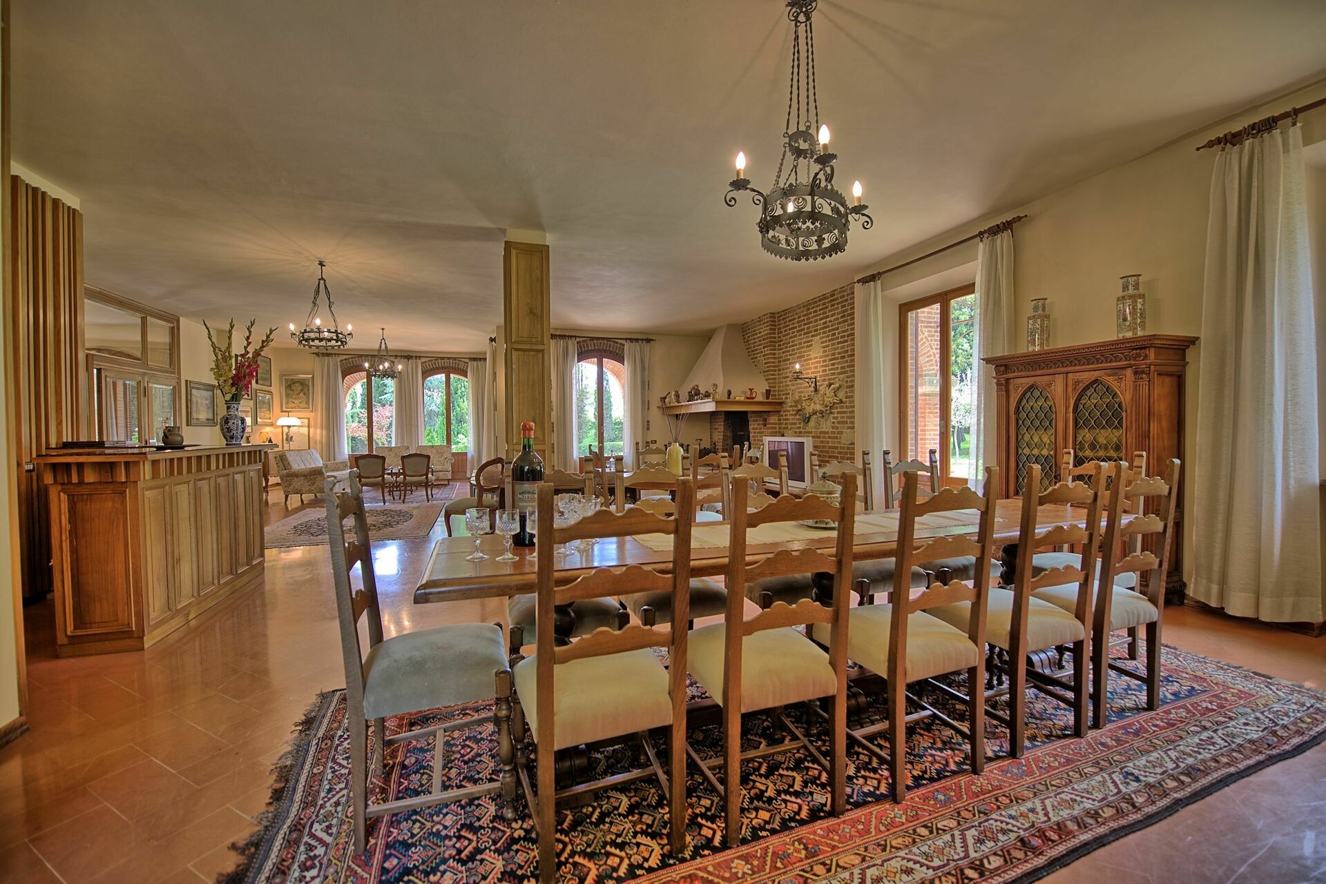 Villa Lauretana keuken in Torrita Di Siena