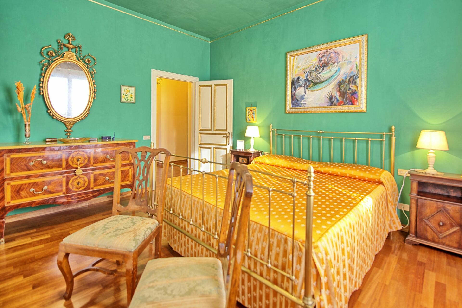 Villa Lauretana slaapkamer in Torrita Di Siena