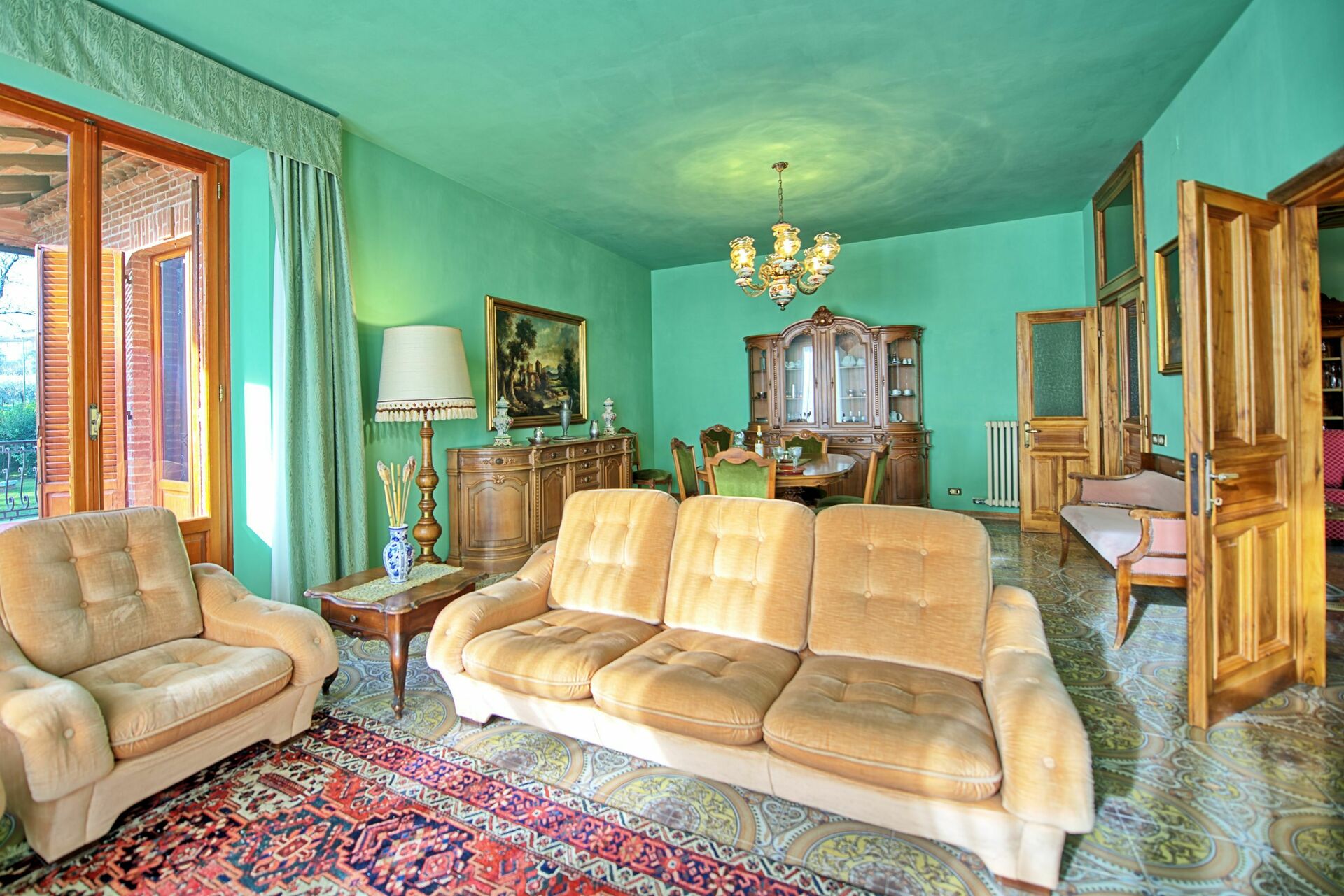 Villa Lauretana badkamer in Torrita Di Siena