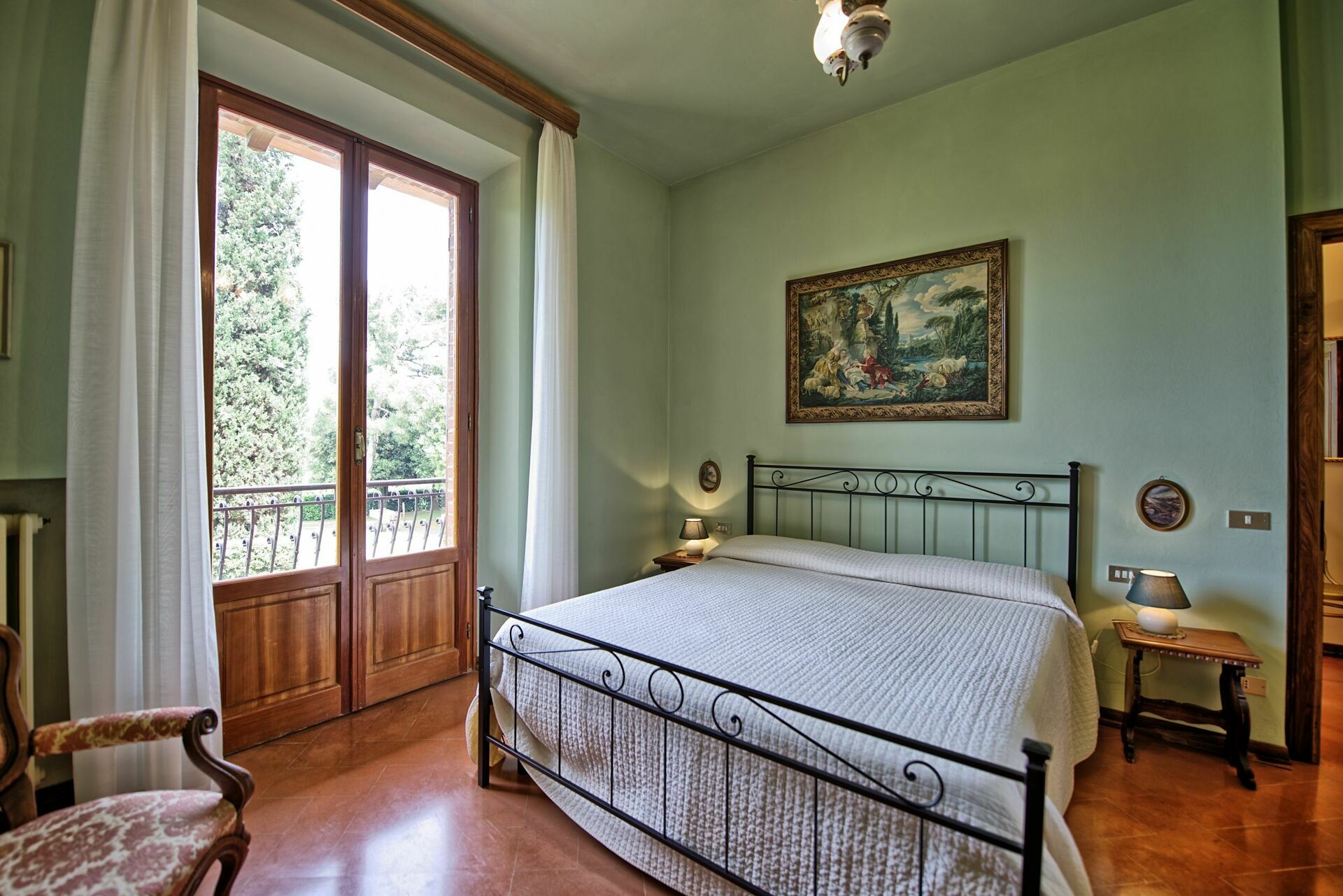 Villa Lauretana tuin in Torrita Di Siena