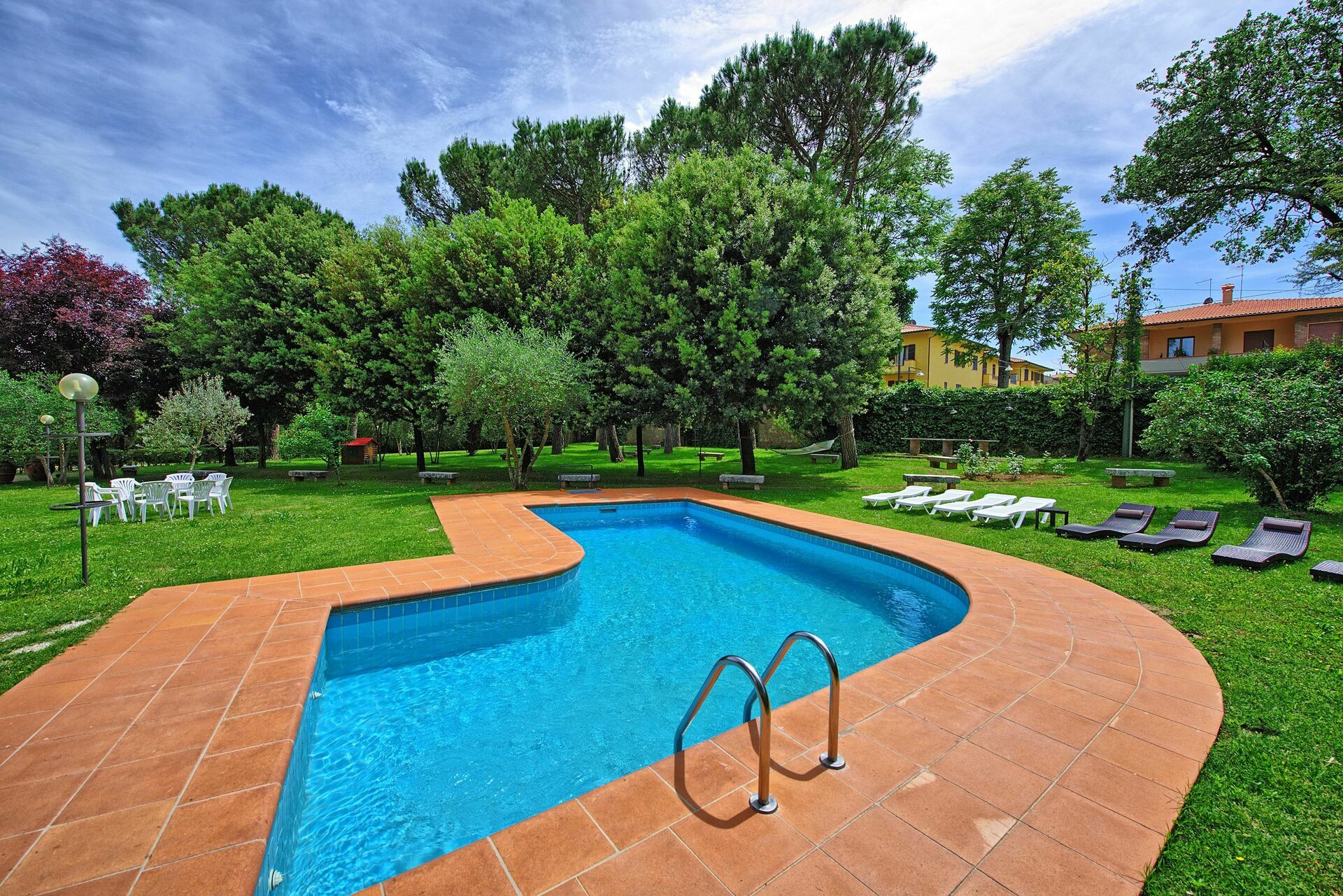 Villa Lauretana badkamer in Torrita Di Siena