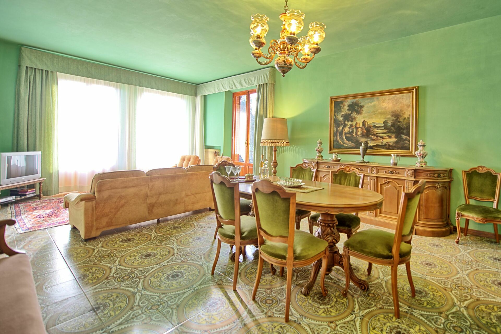 Villa Lauretana keuken in Torrita Di Siena