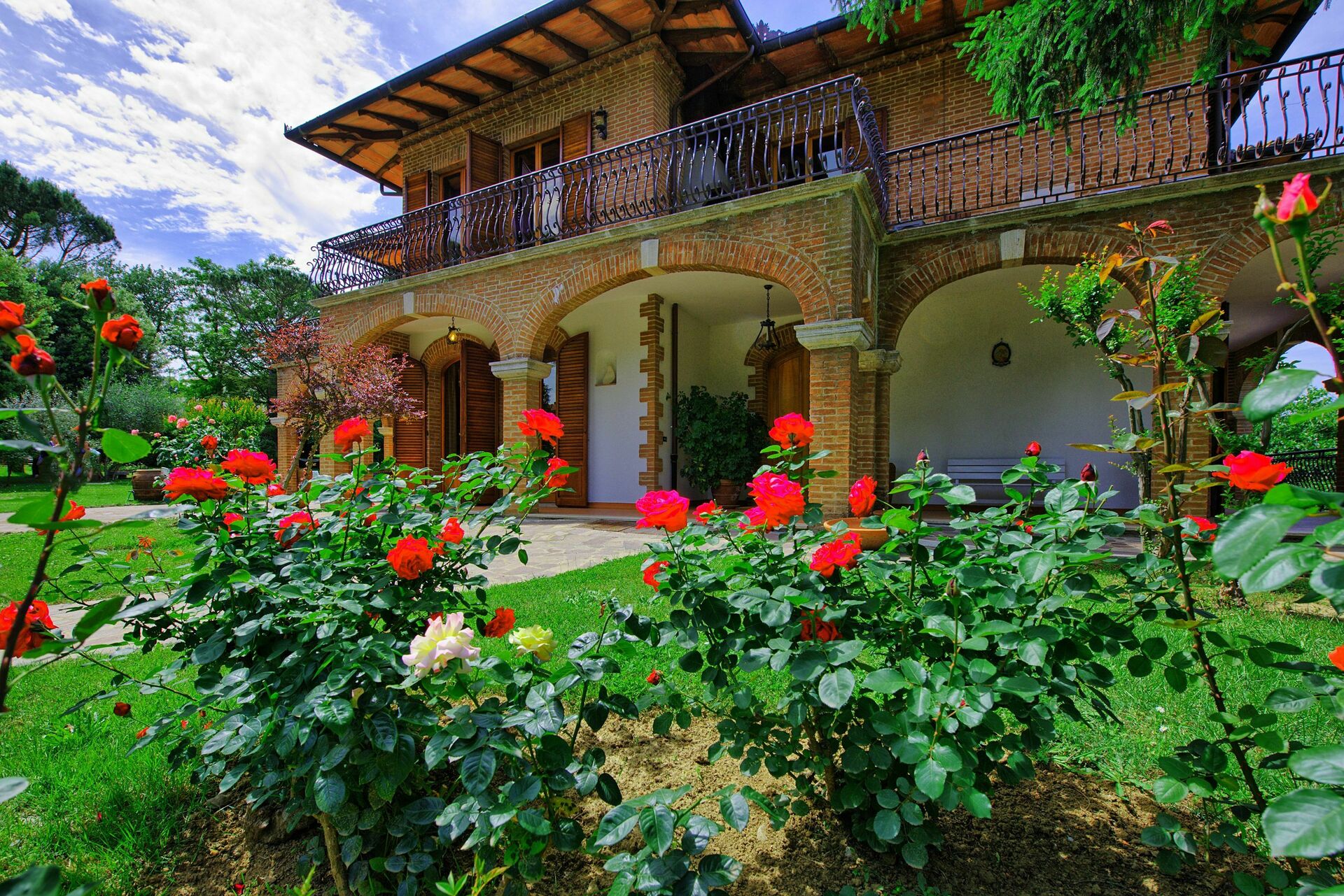 Villa Lauretana keuken in Torrita Di Siena