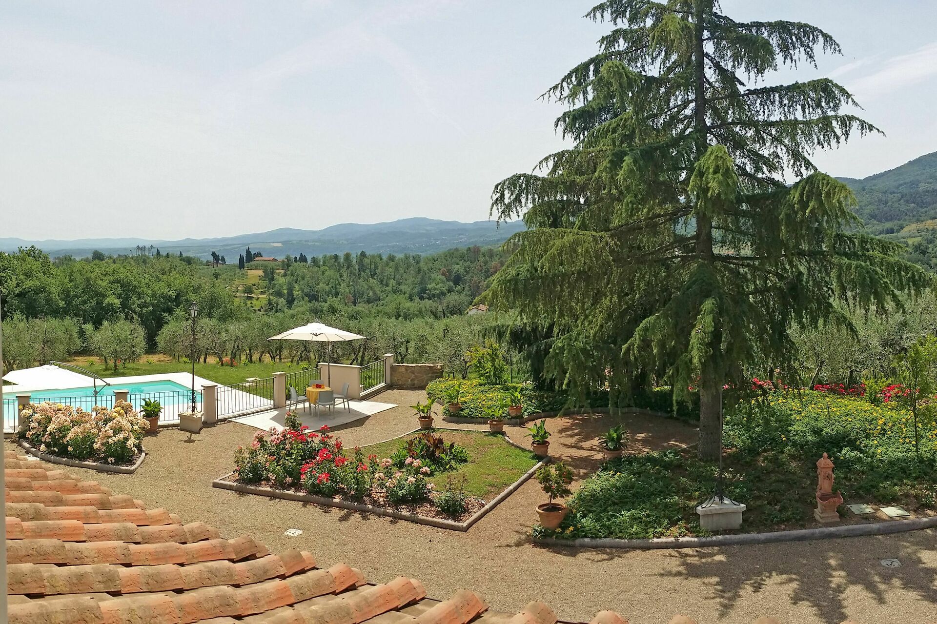 Villa Gaville tuin in Gaville