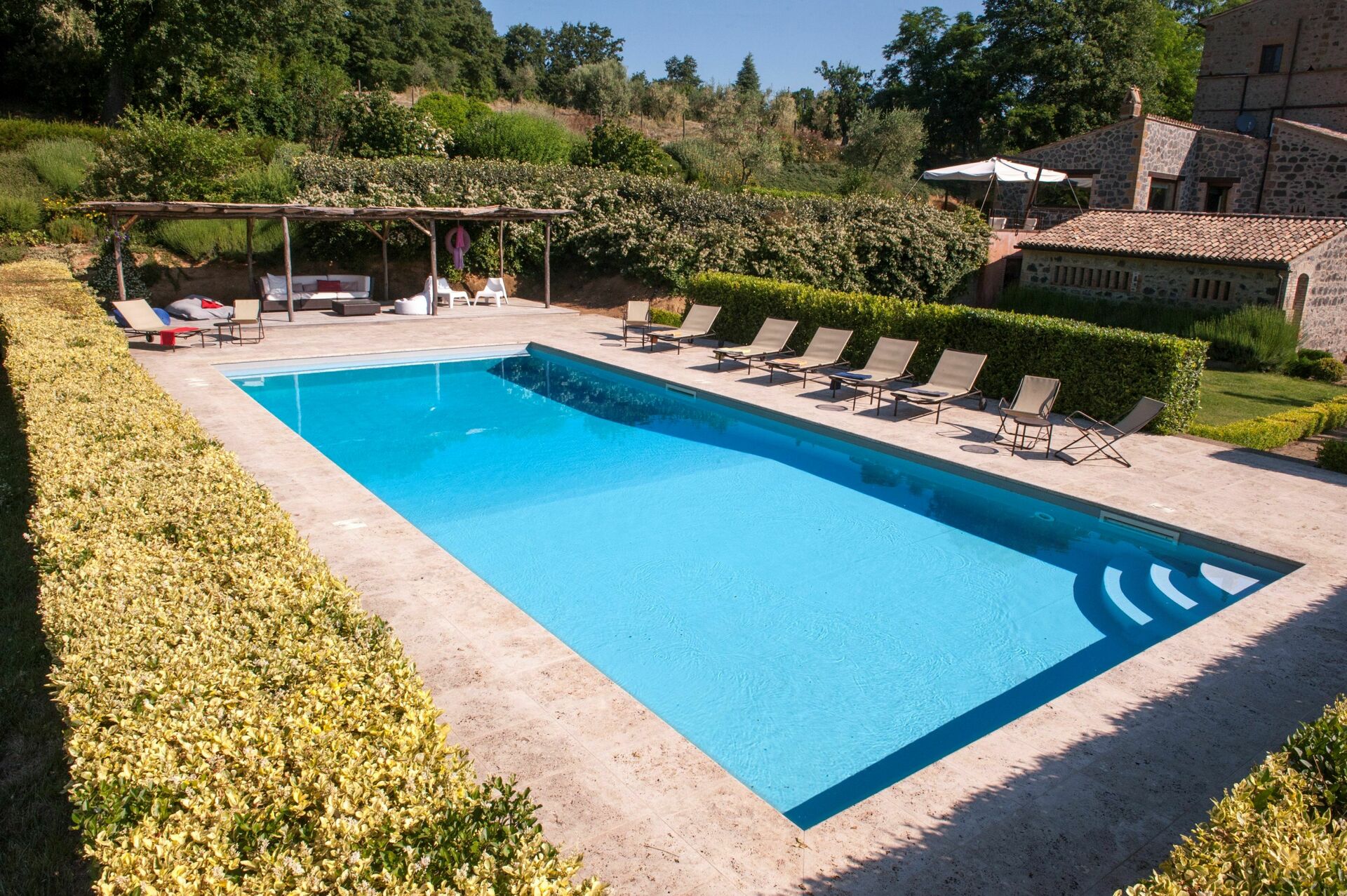 Casale Porano tuin in Porano