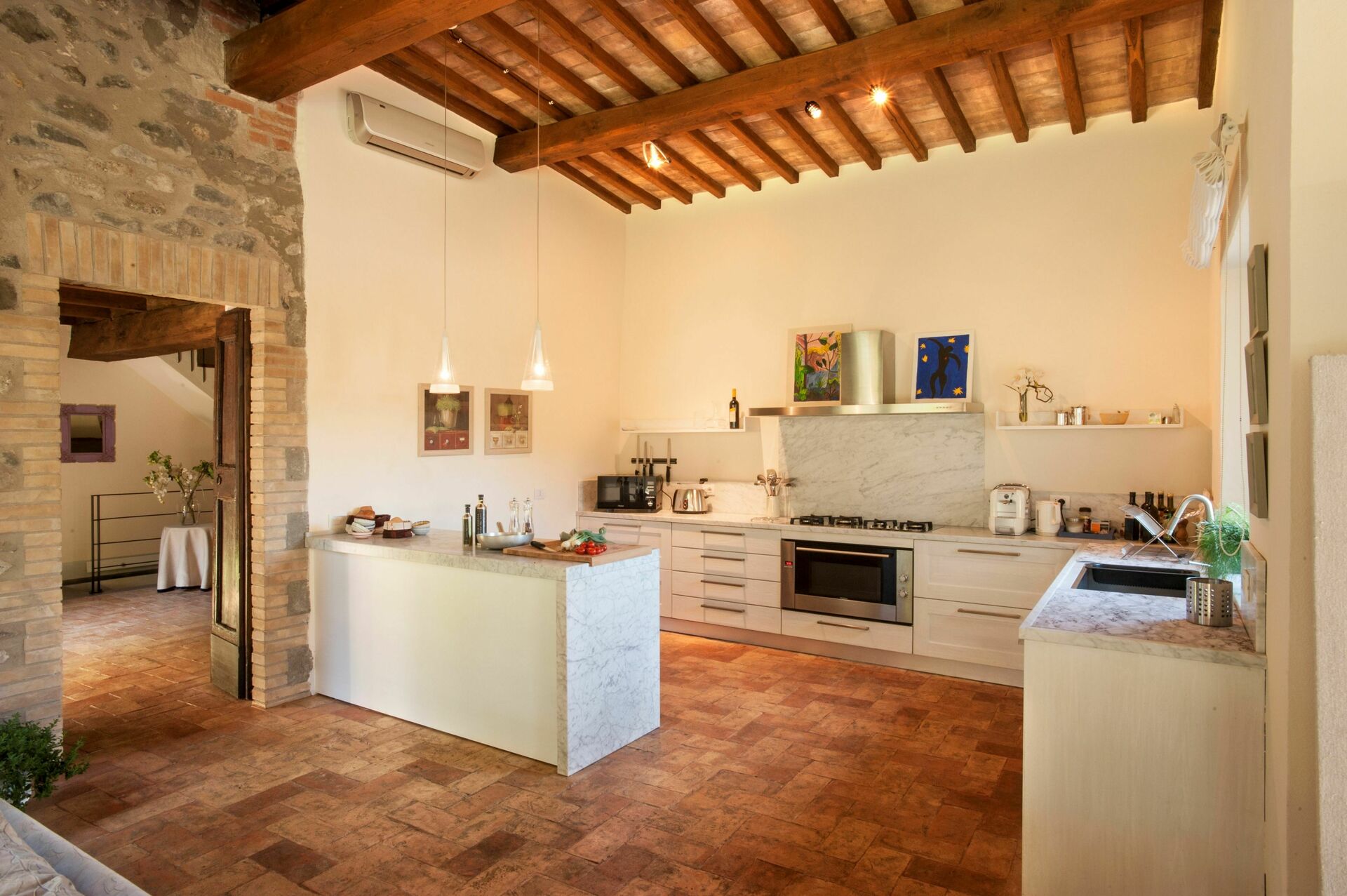 Casale Porano badkamer in Porano