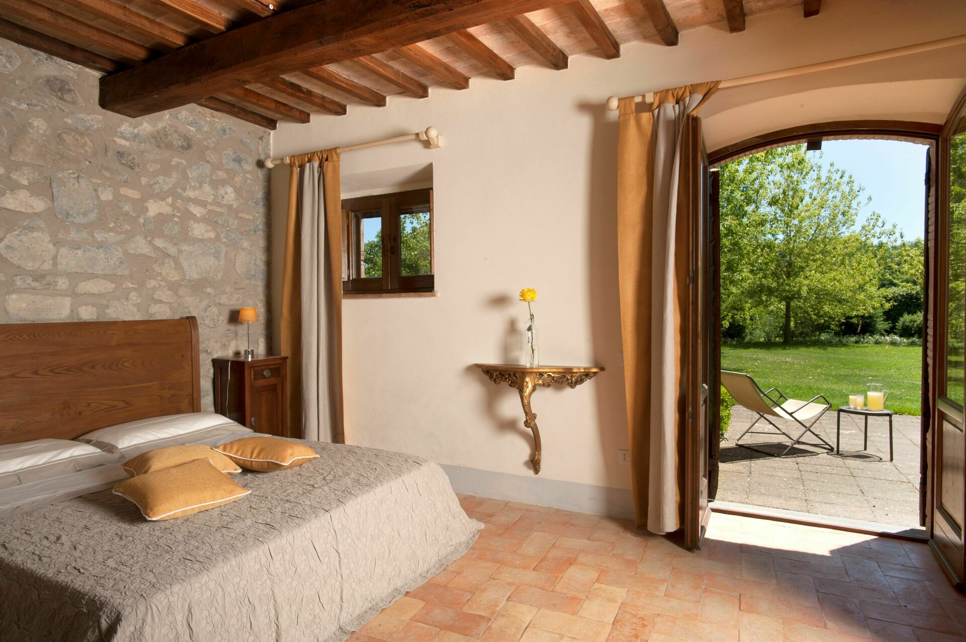 Casale Porano slaapkamer in Porano