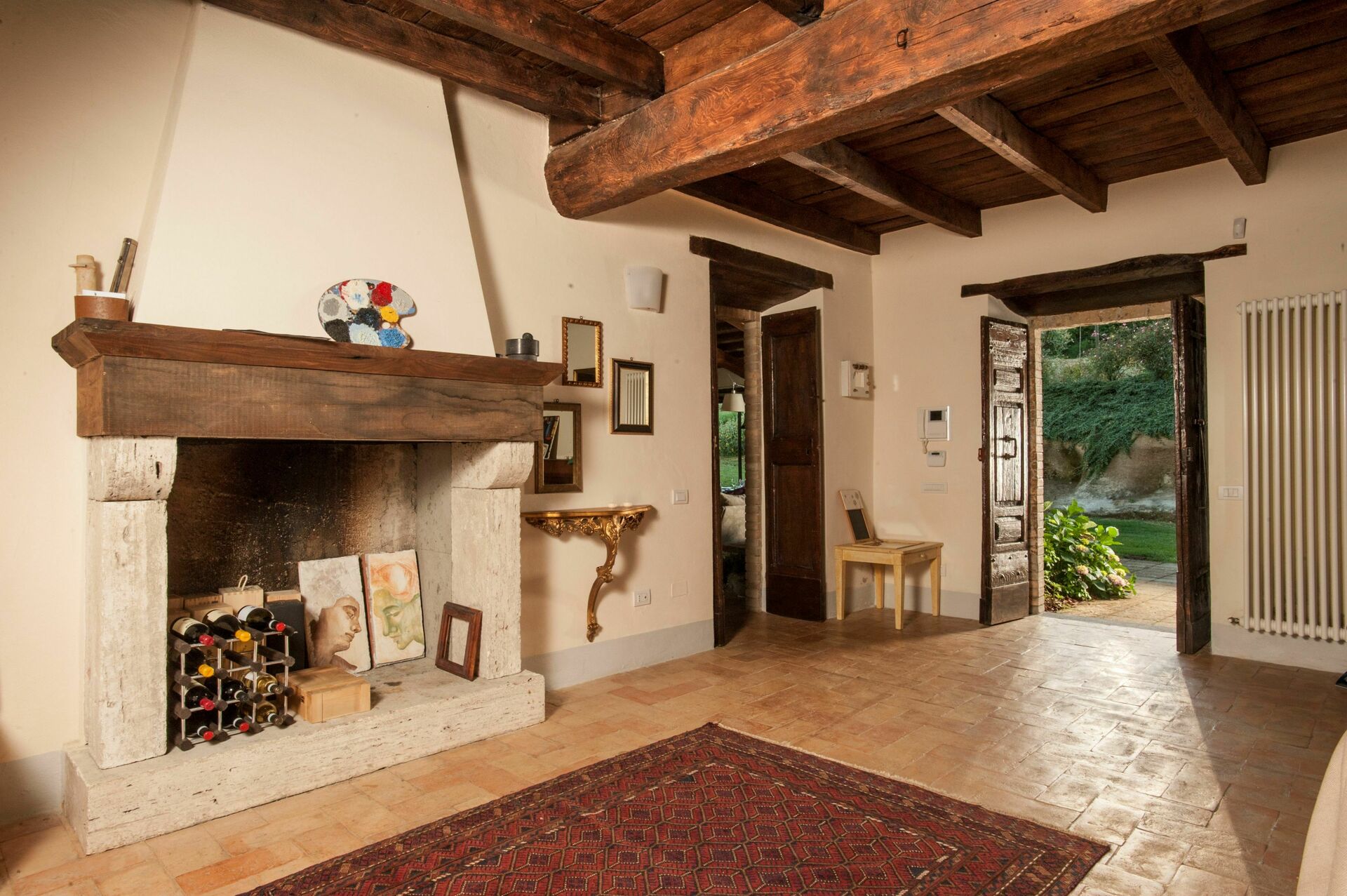 Casale Porano slaapkamer in Porano