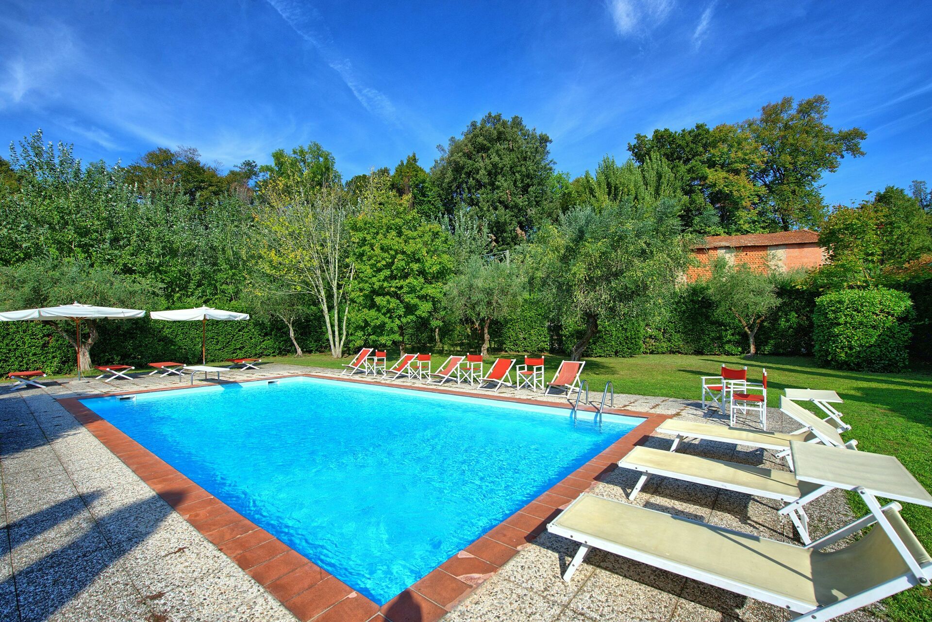 Villa Fiamma tuin in Segromigno In Monte