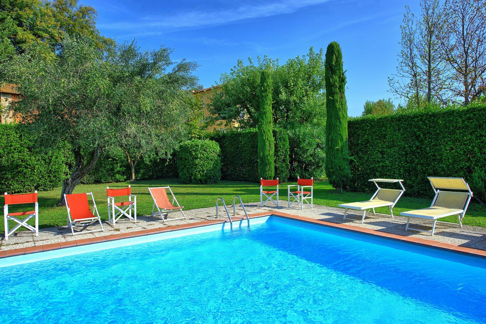 Villa Fiamma tuin in Segromigno In Monte