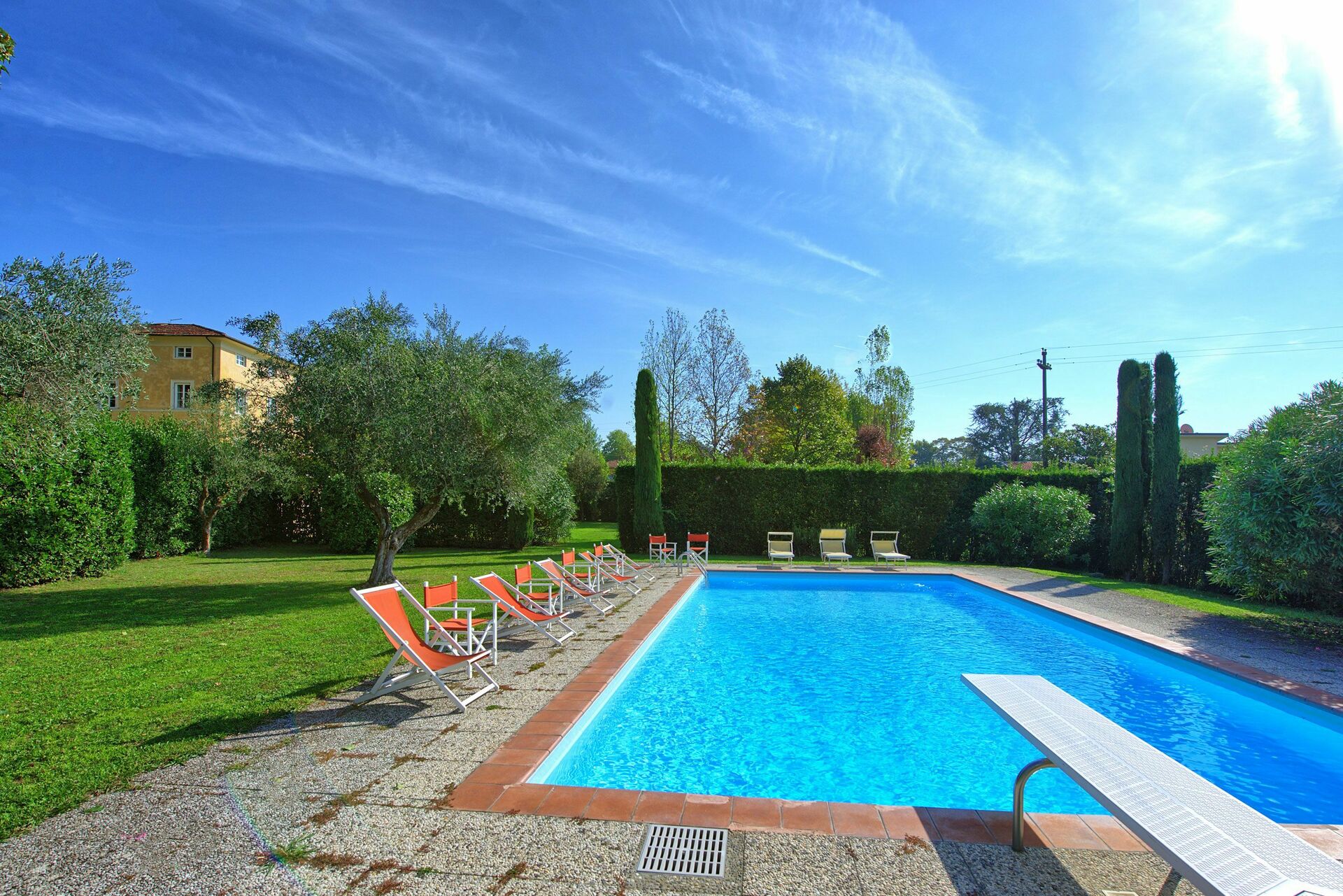 Villa Fiamma tuin in Segromigno In Monte