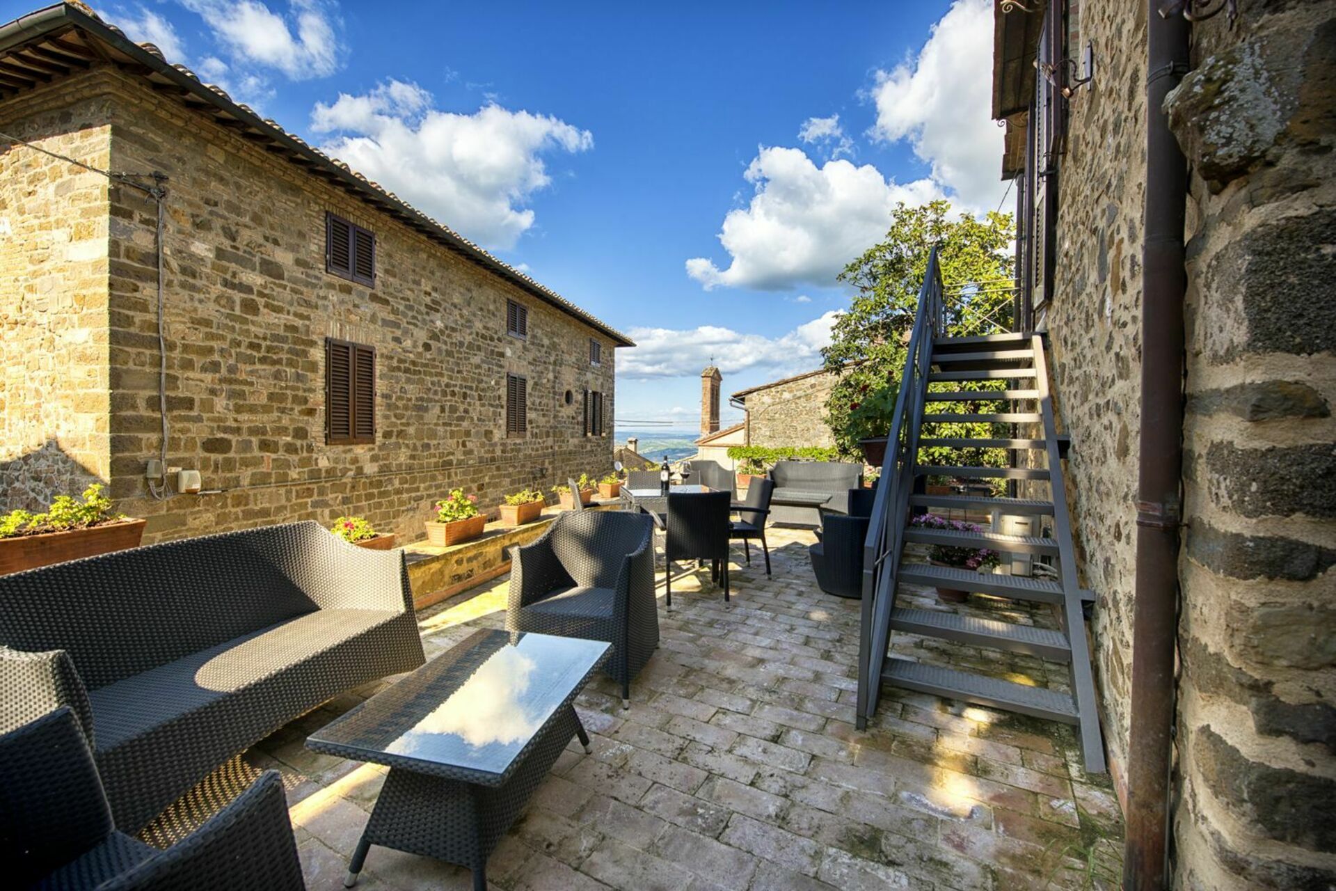 Villa Piazza Della Fortezza tuin in Montalcino