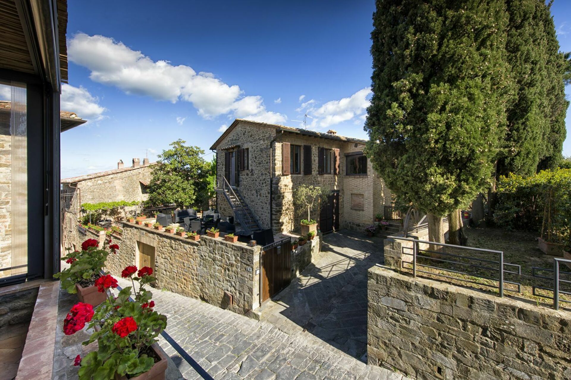Villa Piazza Della Fortezza tuin in Montalcino