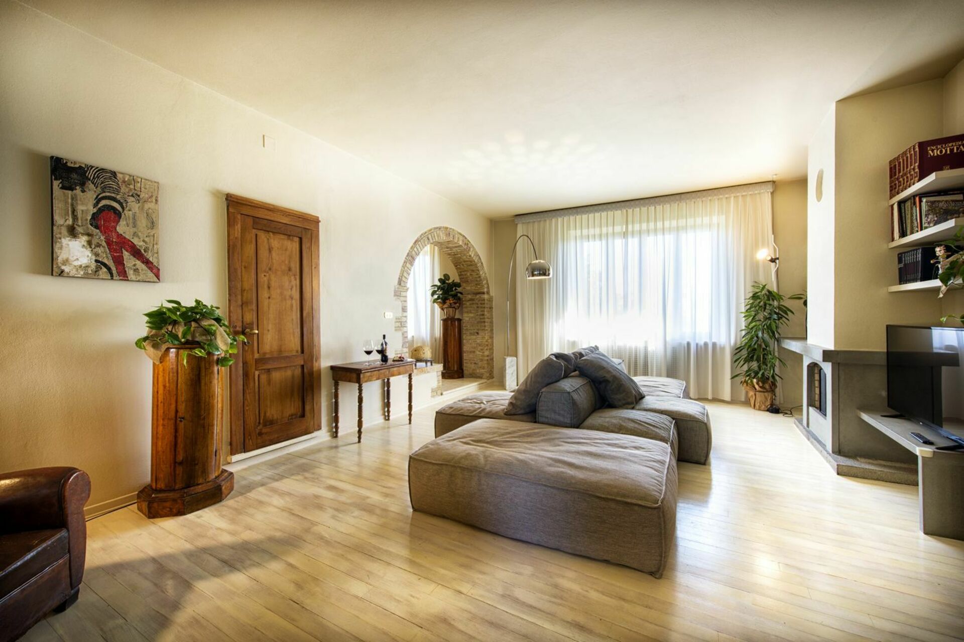 Villa Piazza Della Fortezza keuken in Montalcino