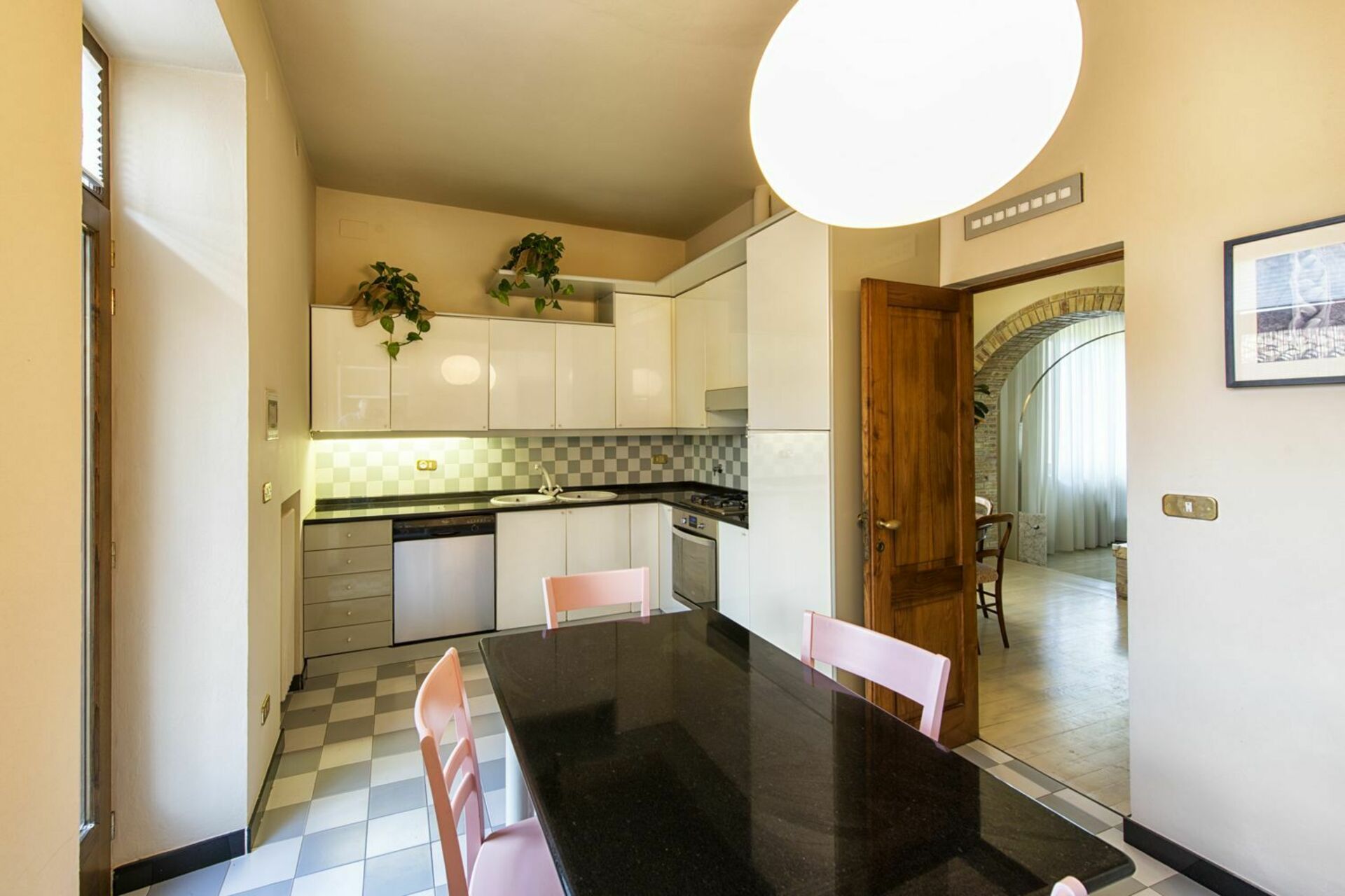 Villa Piazza Della Fortezza keuken in Montalcino