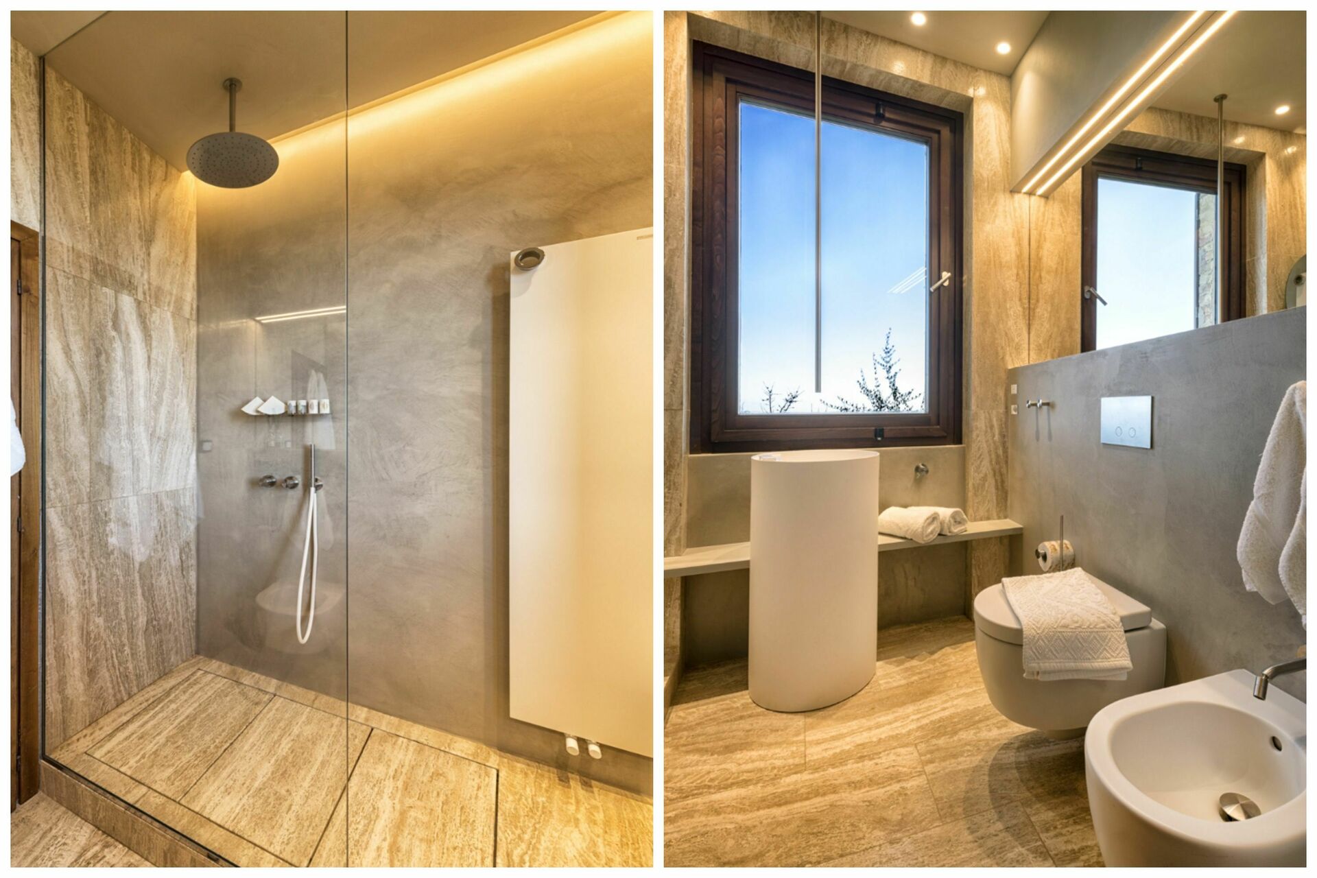 Villa Piazza Della Fortezza badkamer in Montalcino