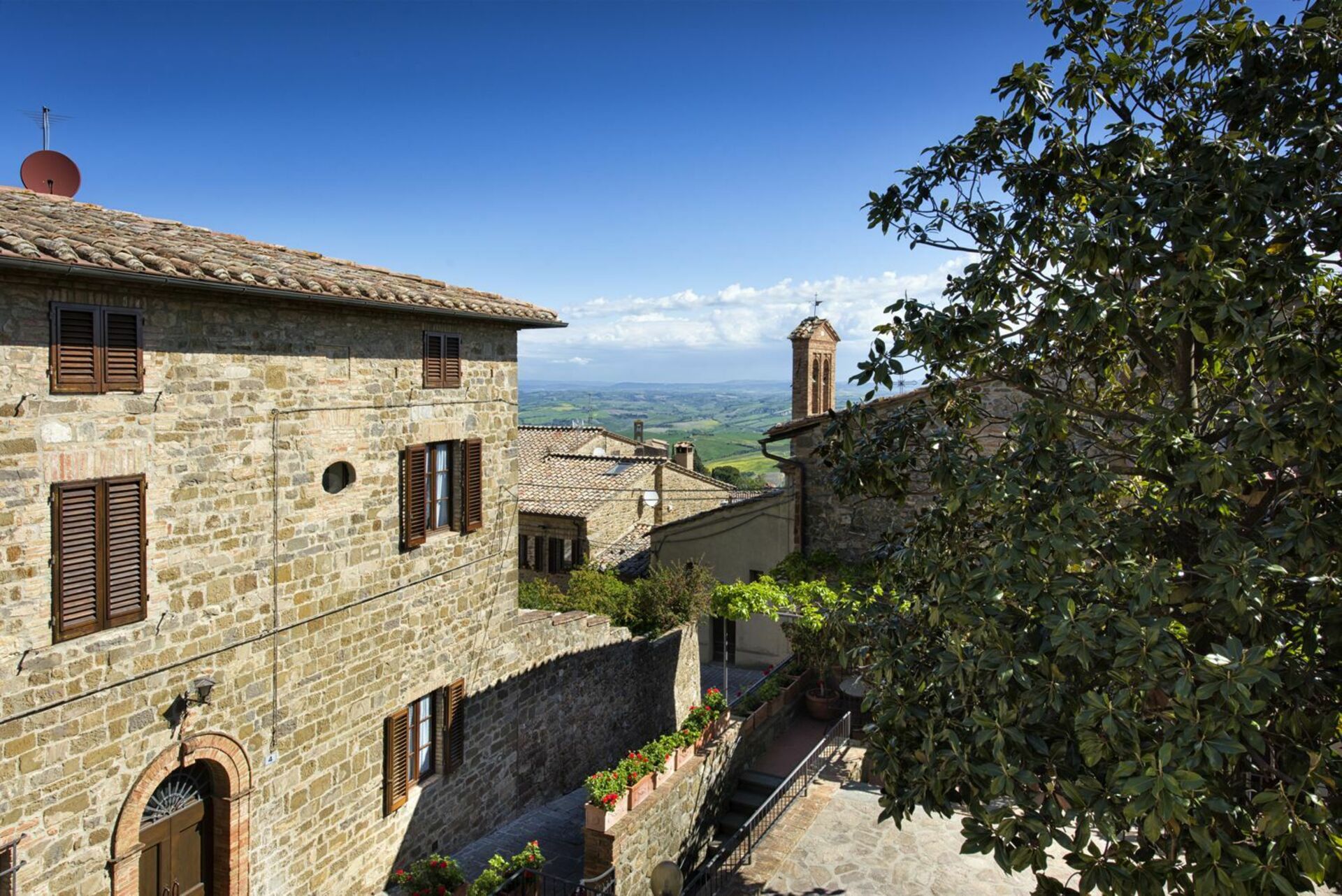 Villa Piazza Della Fortezza badkamer in Montalcino