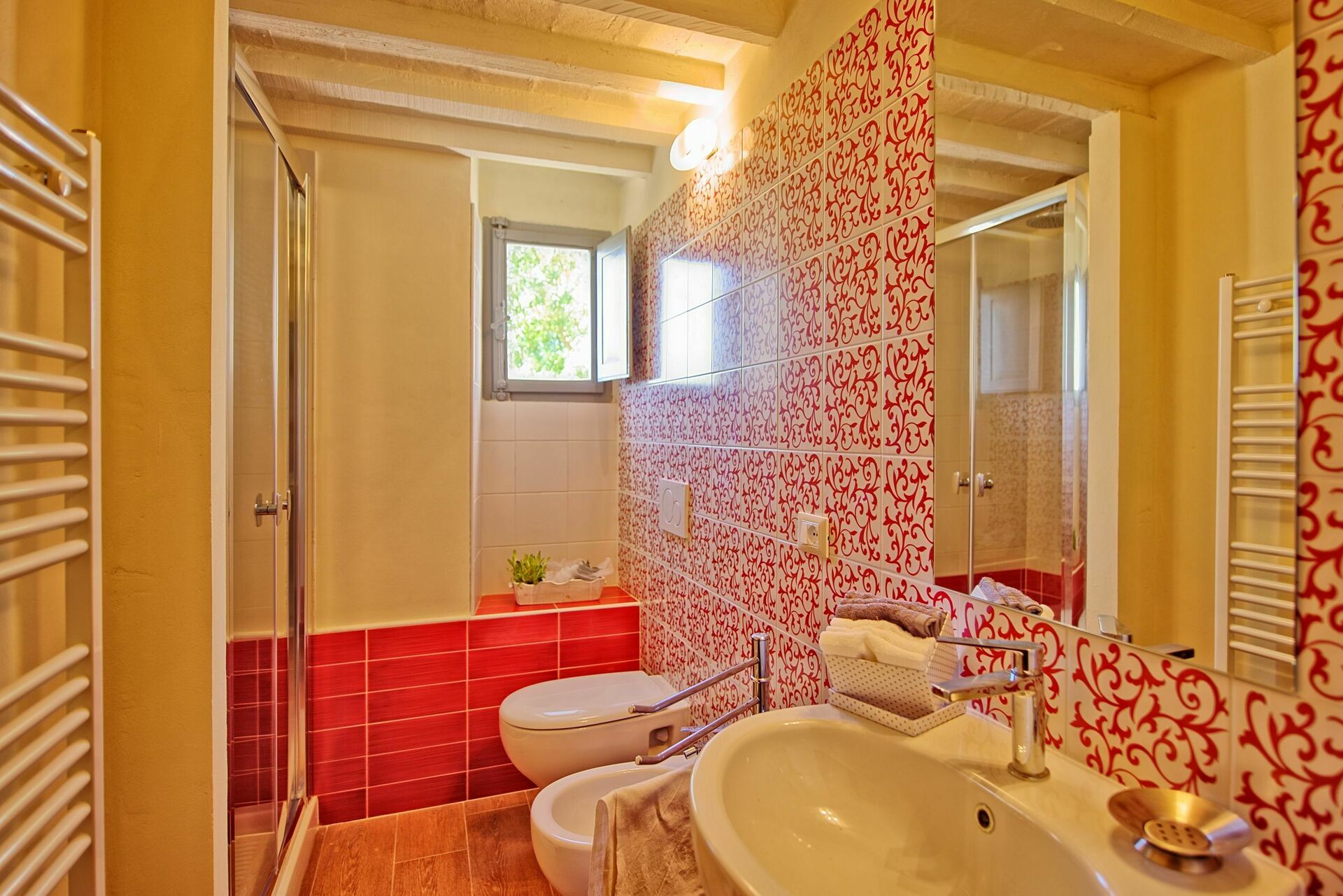 Villa Marietta badkamer in Rigutino