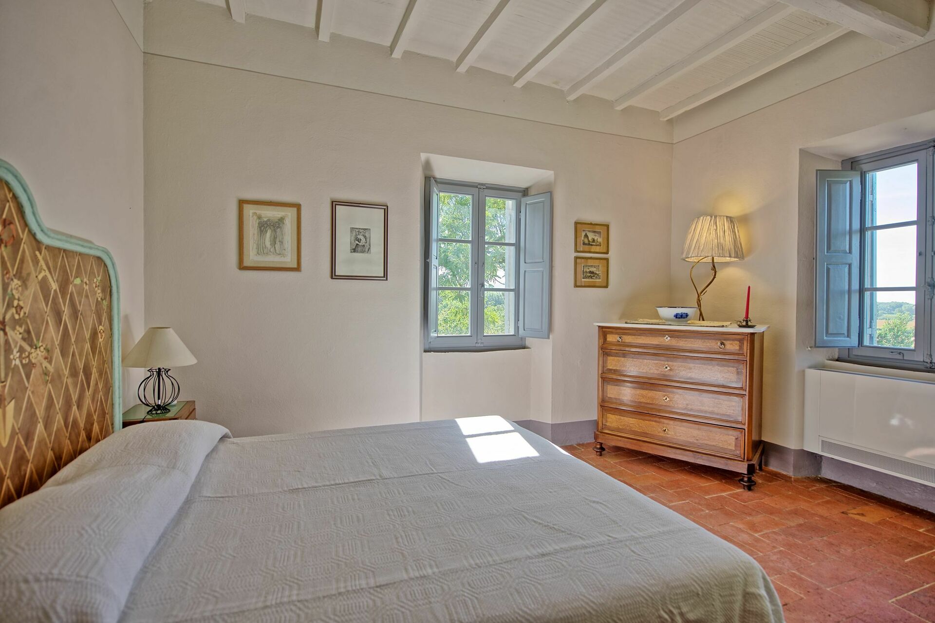 Villa Marietta slaapkamer in Rigutino