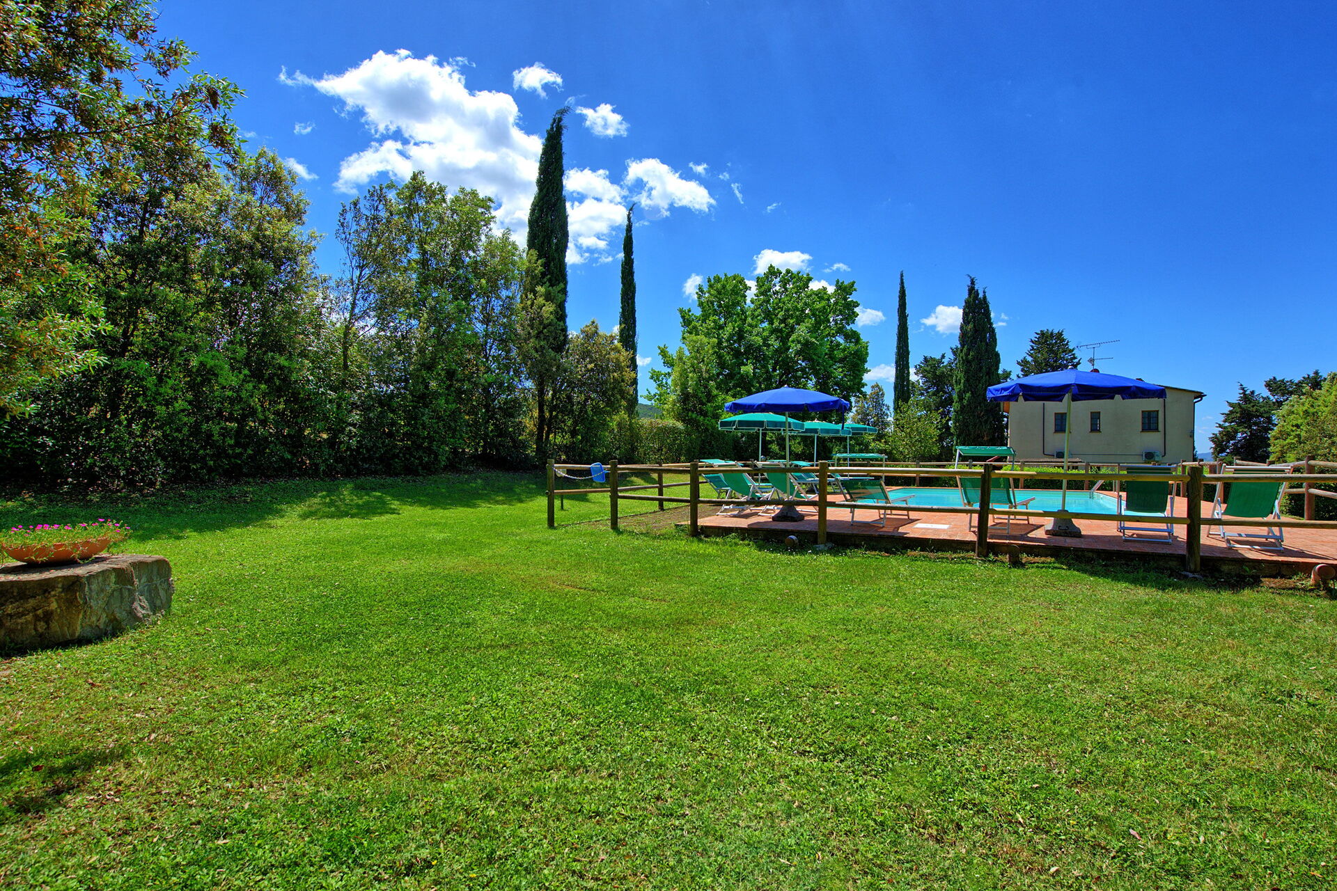 Villa Picchio tuin in Castel San Gimignano