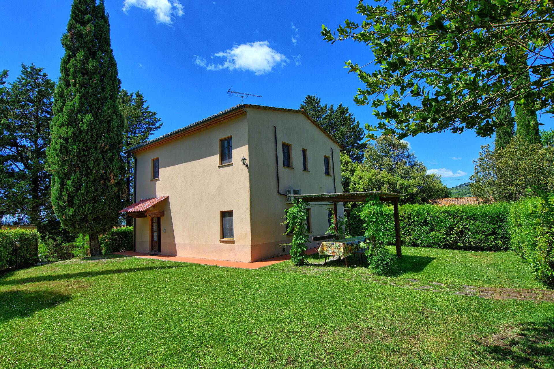 Villa Picchio slaapkamer in Castel San Gimignano