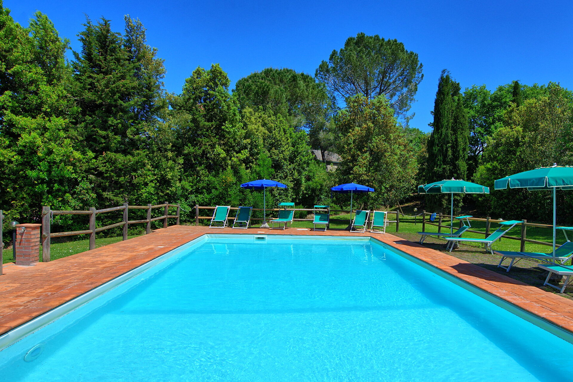 Villa Picchio keuken in Castel San Gimignano