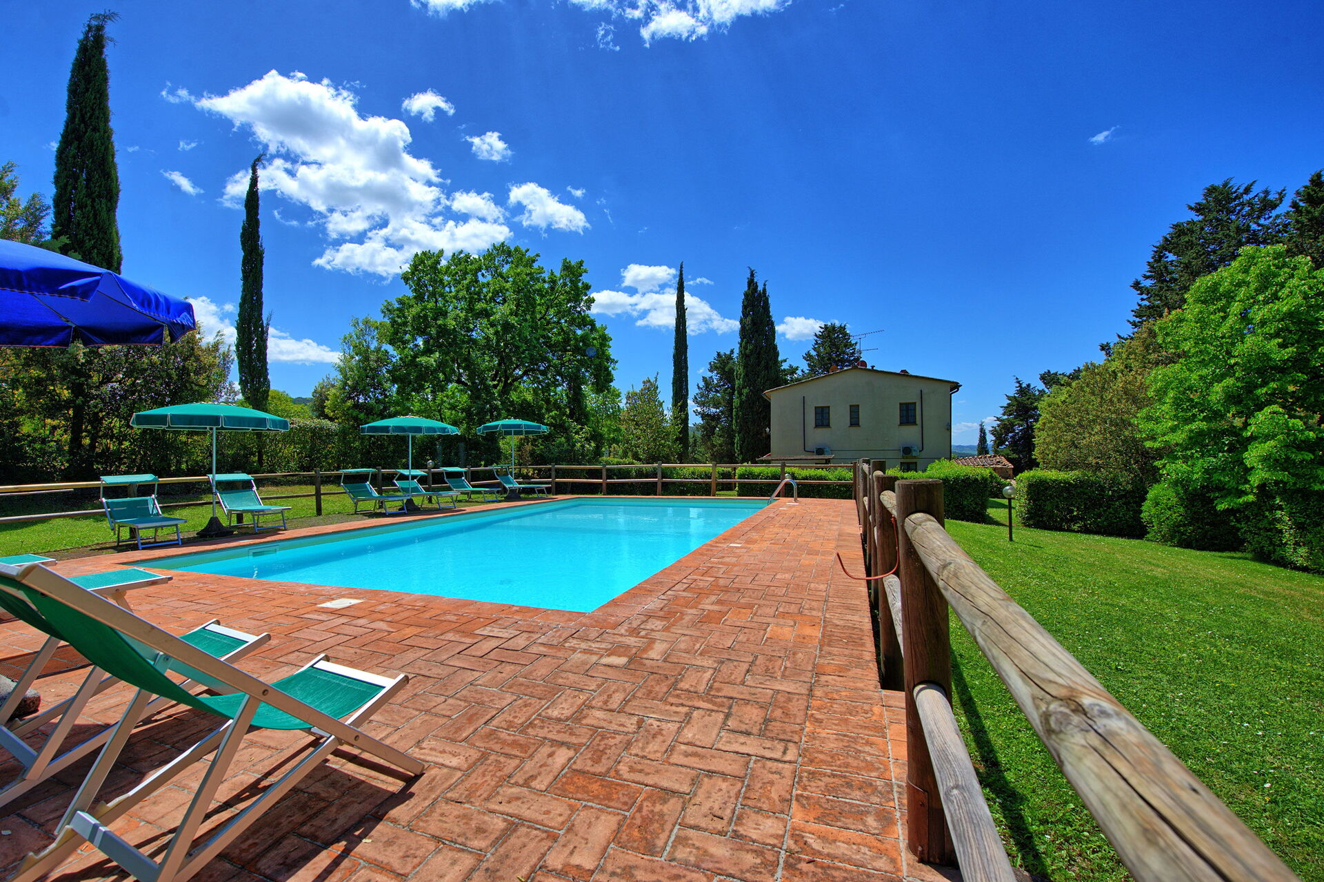 Villa Picchio tuin in Castel San Gimignano