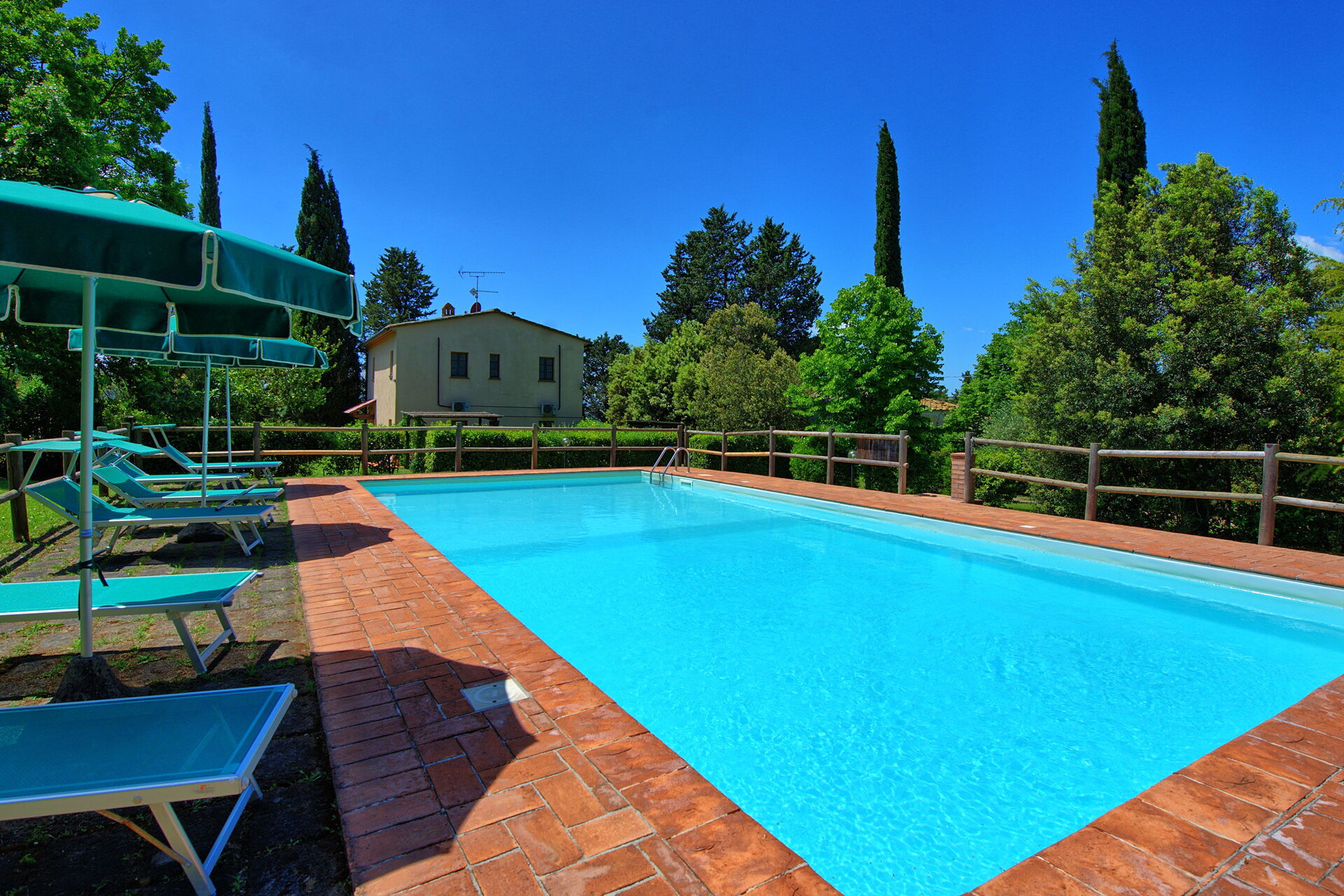Villa Picchio keuken in Castel San Gimignano