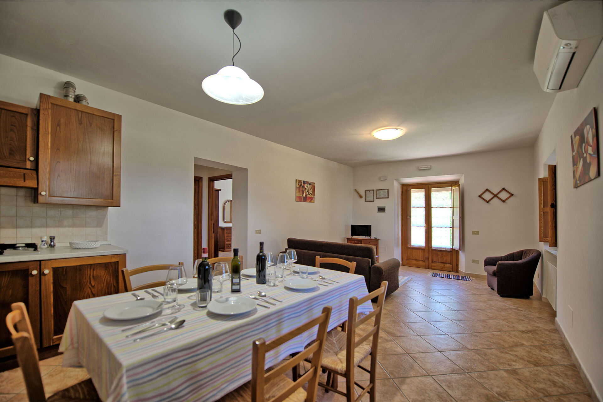 Villa Picchio badkamer in Castel San Gimignano