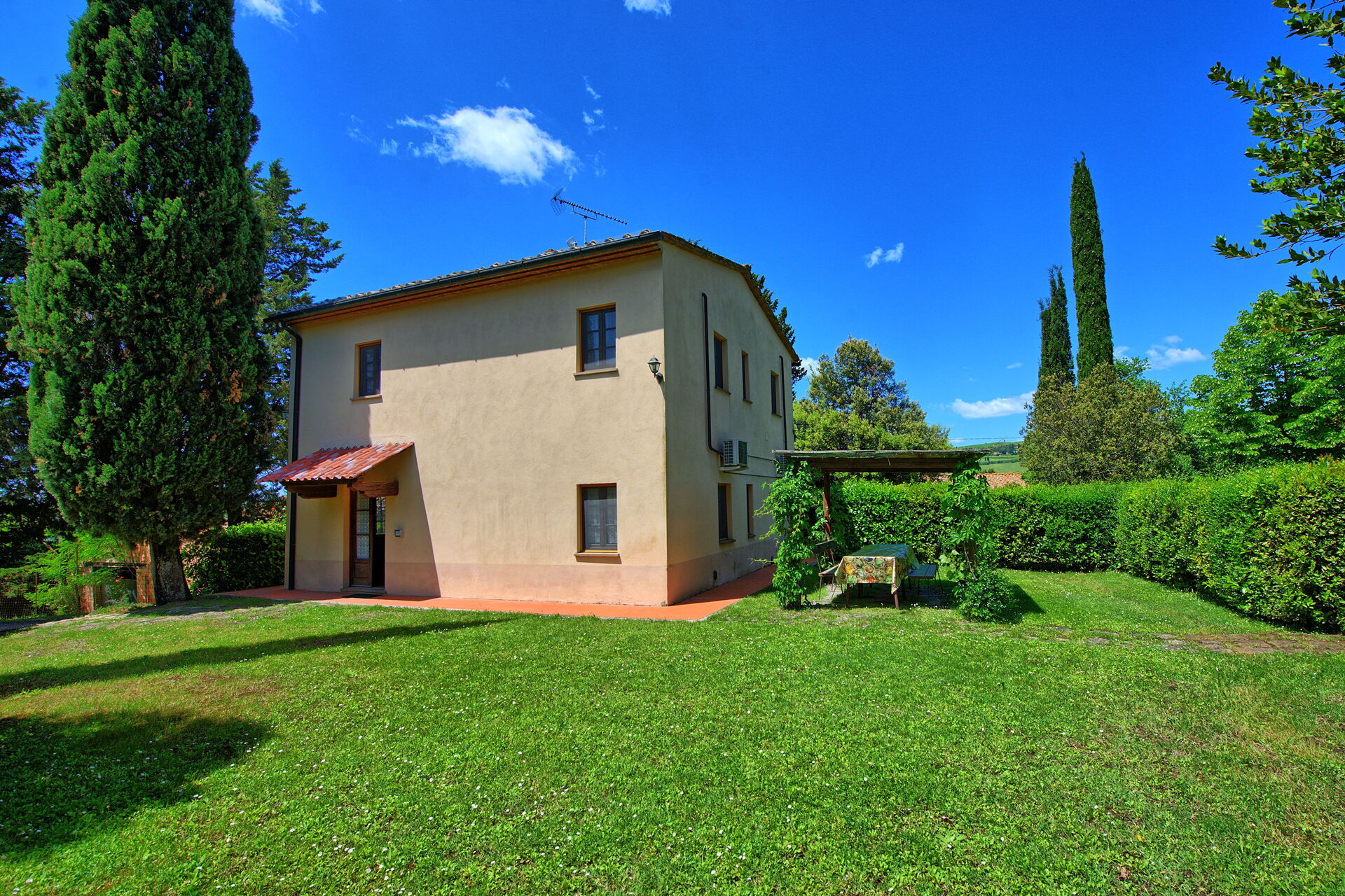 Villa Picchio keuken in Castel San Gimignano