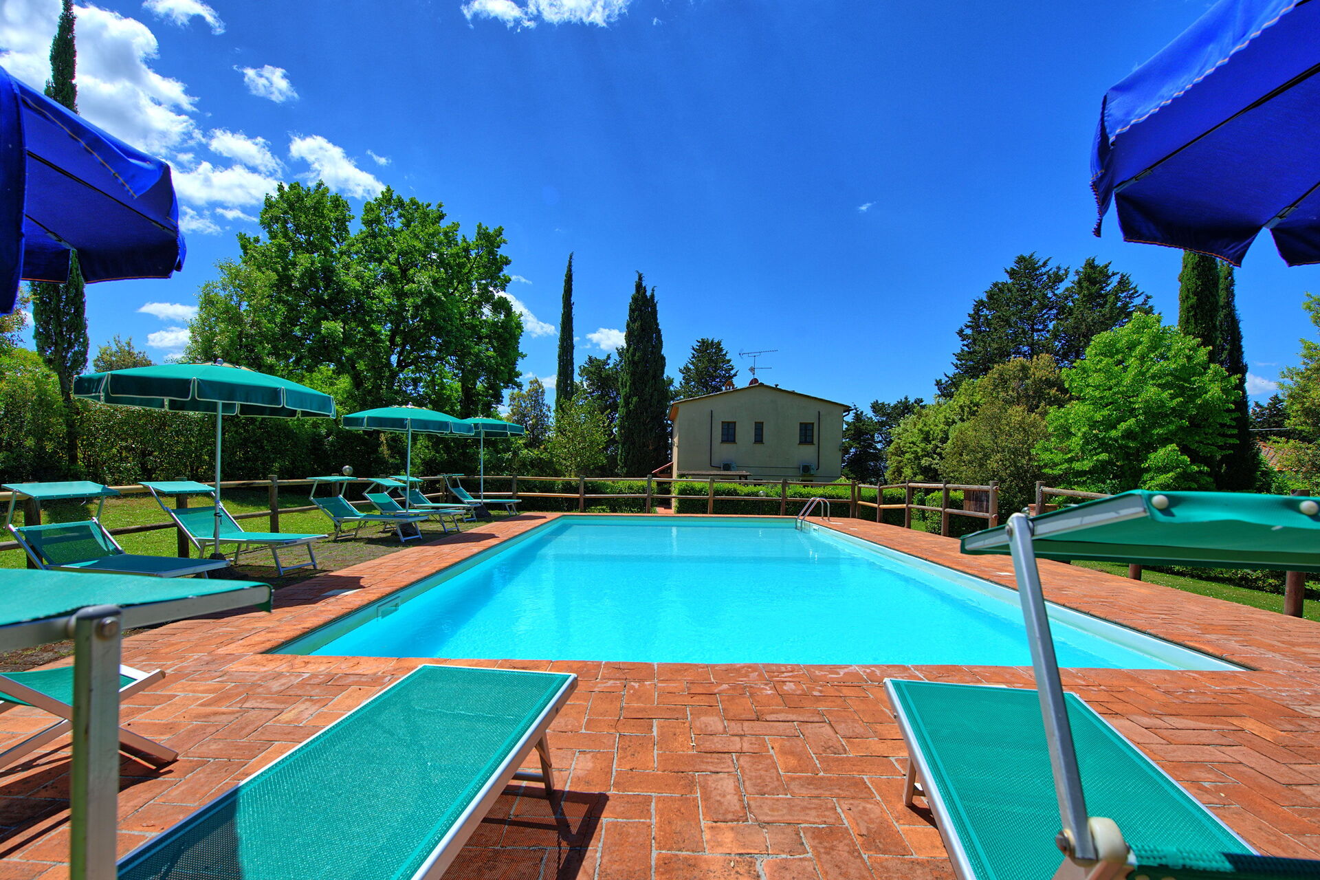 Villa Picchio tuin in Castel San Gimignano