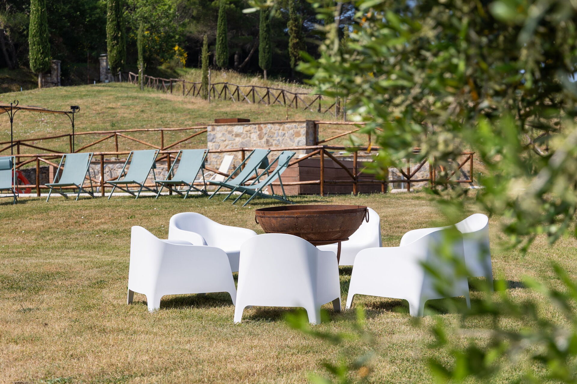 Villa San Michele tuin in Campiglia D'orcia