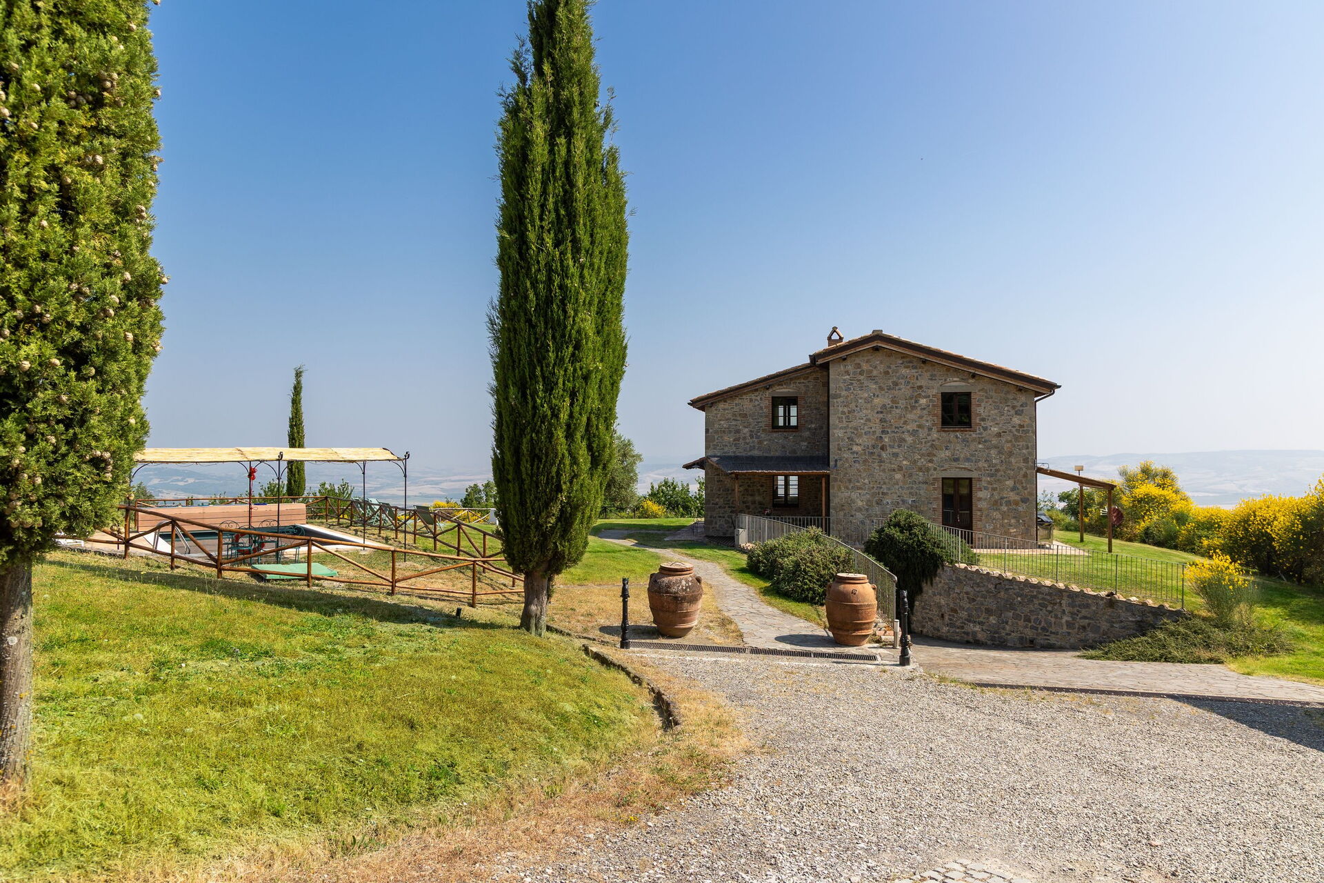 Villa San Michele slaapkamer in Campiglia D'orcia
