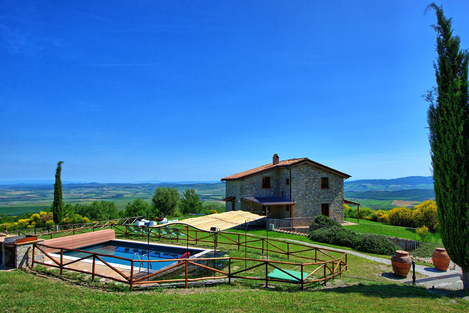 Villa San Michele tuin in Campiglia D'orcia