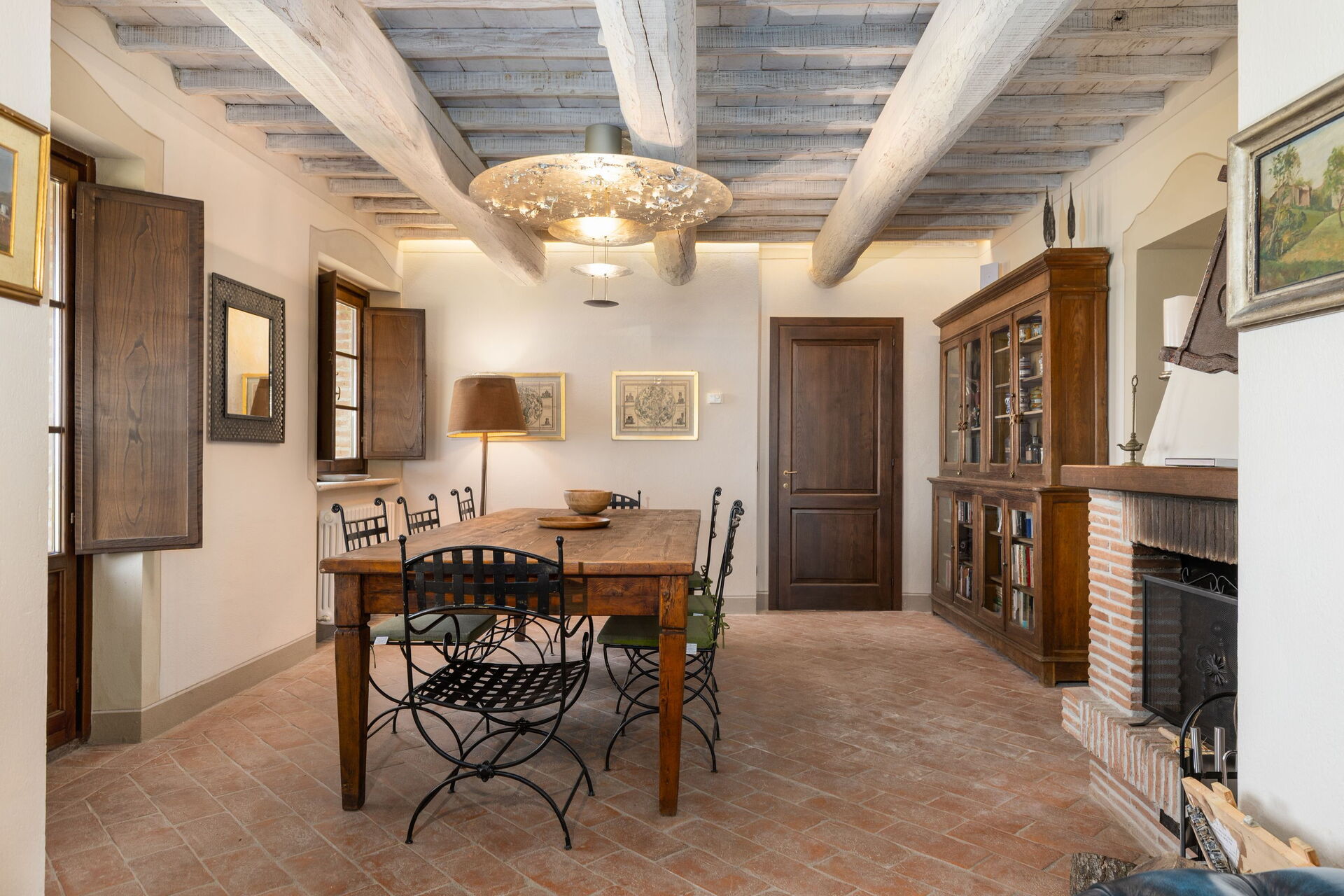 Villa San Michele slaapkamer in Campiglia D'orcia