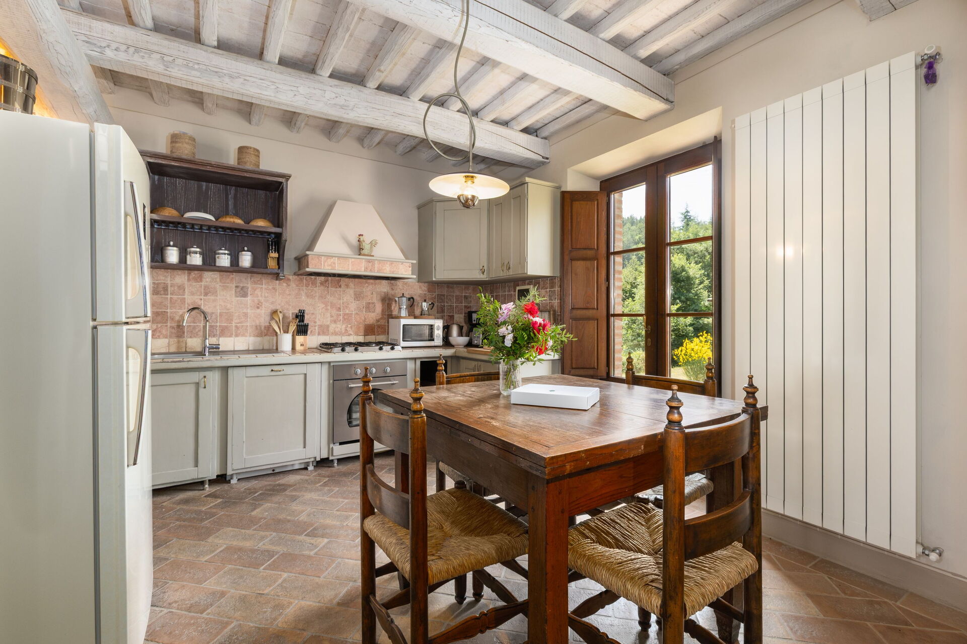 Villa San Michele badkamer in Campiglia D'orcia