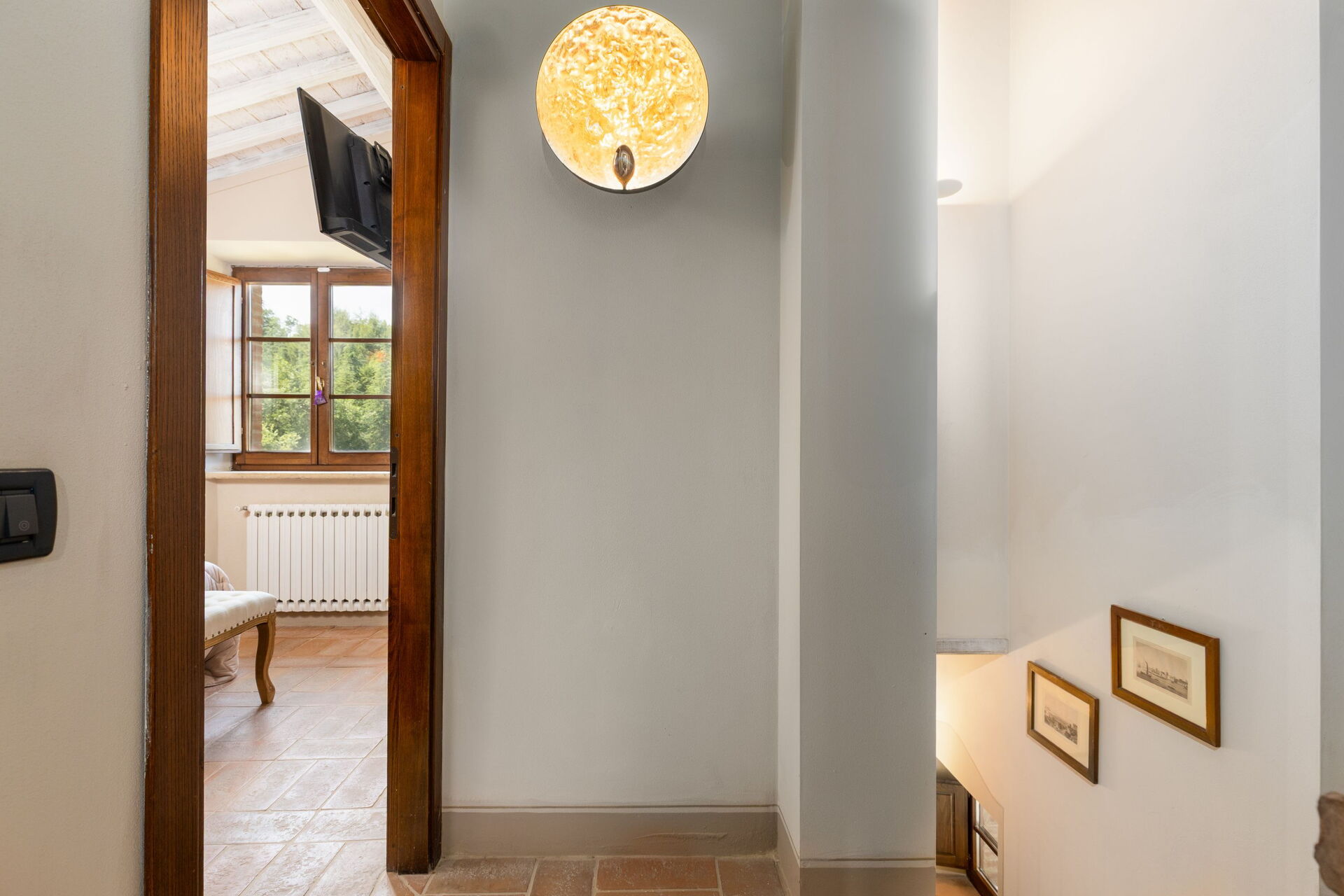 Villa San Michele slaapkamer in Campiglia D'orcia