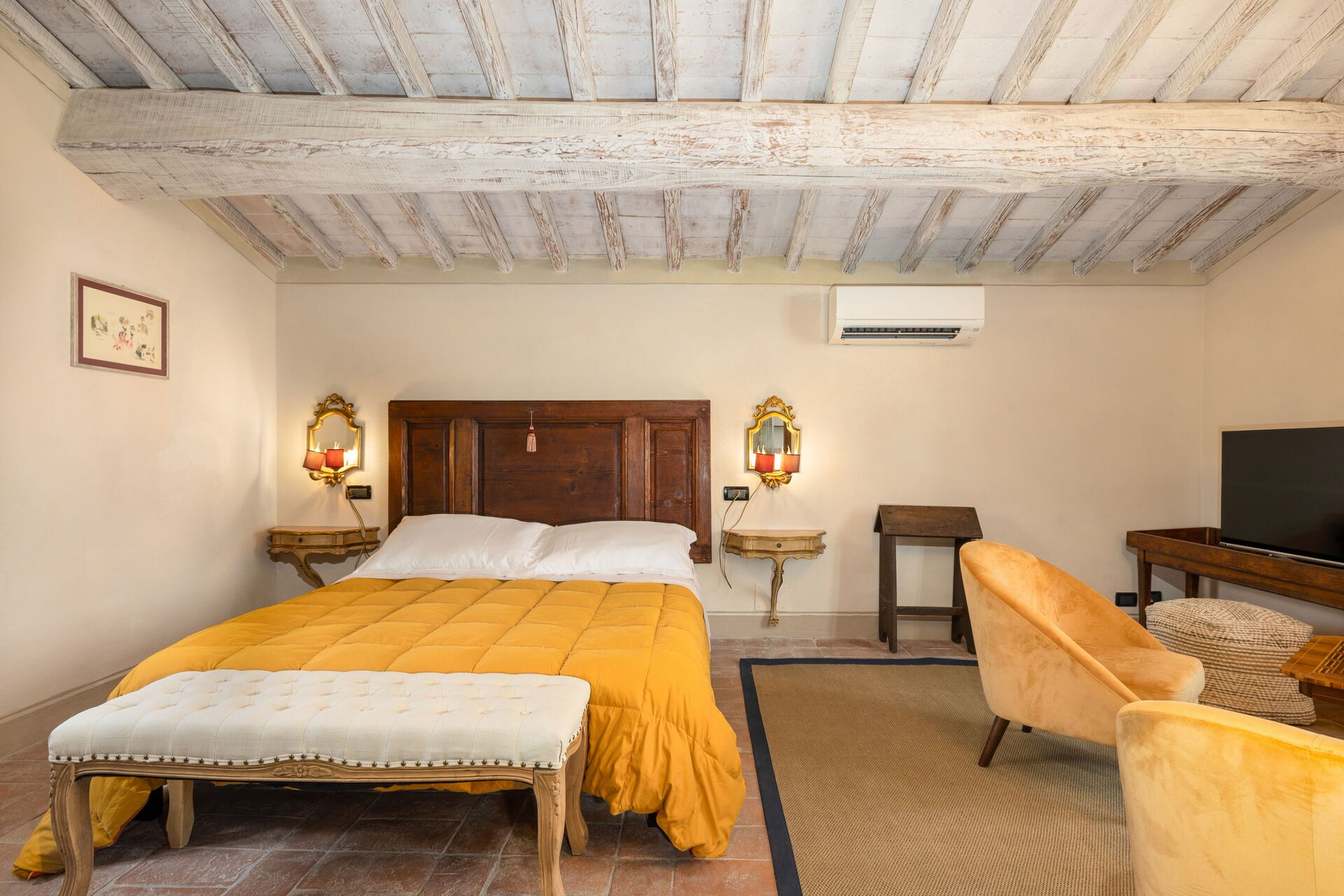 Villa San Michele keuken in Campiglia D'orcia