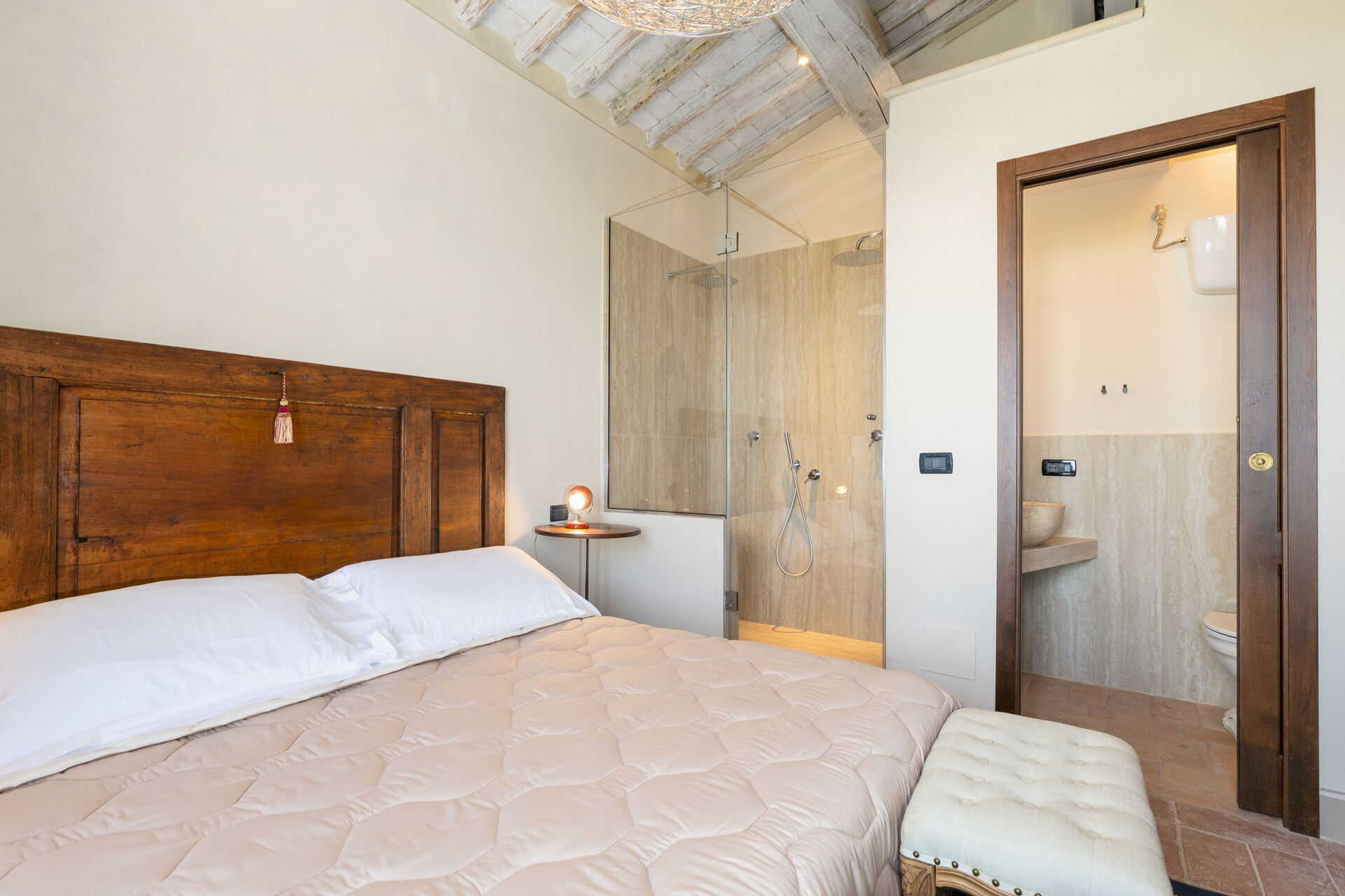 Villa San Michele slaapkamer in Campiglia D'orcia