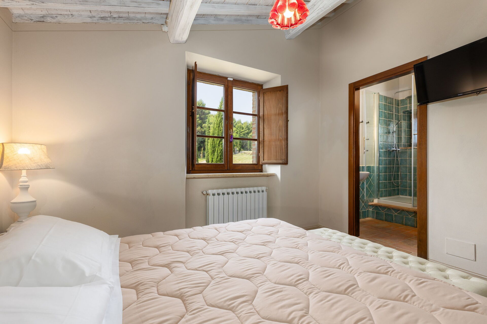 Villa San Michele slaapkamer in Campiglia D'orcia