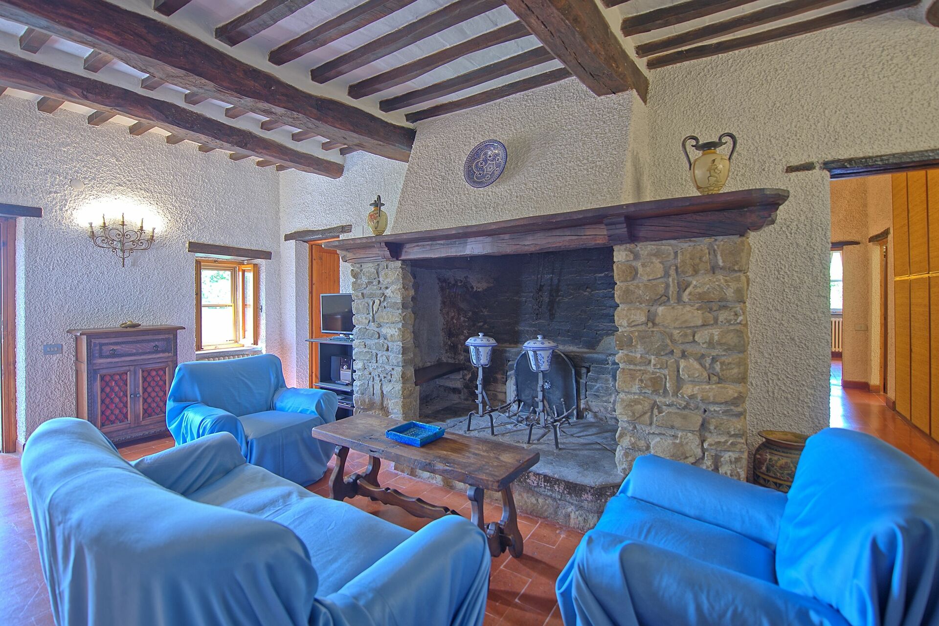 Villa Uccellaia interieur in Agello