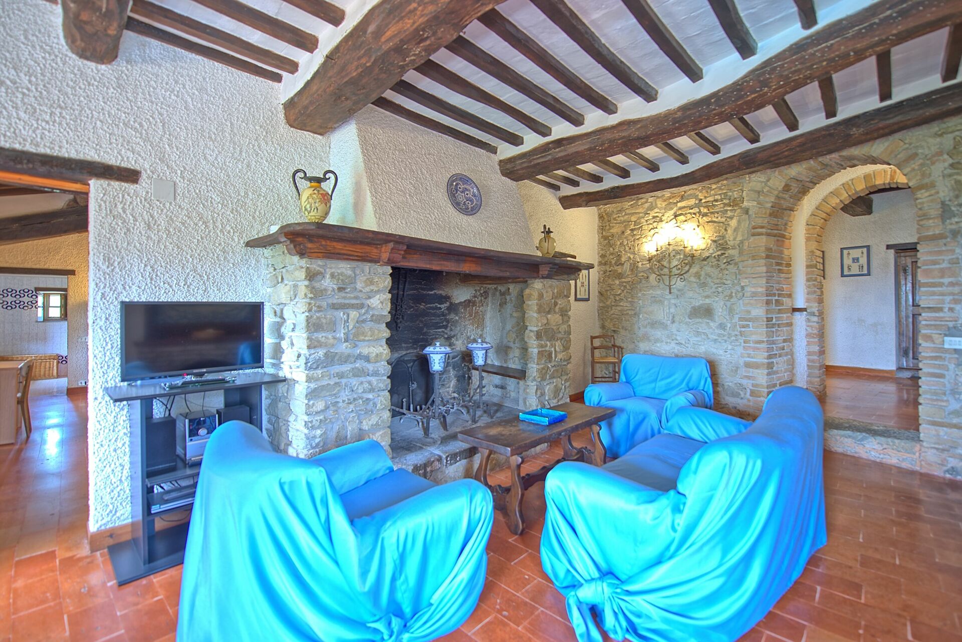 Villa Uccellaia tuin in Agello