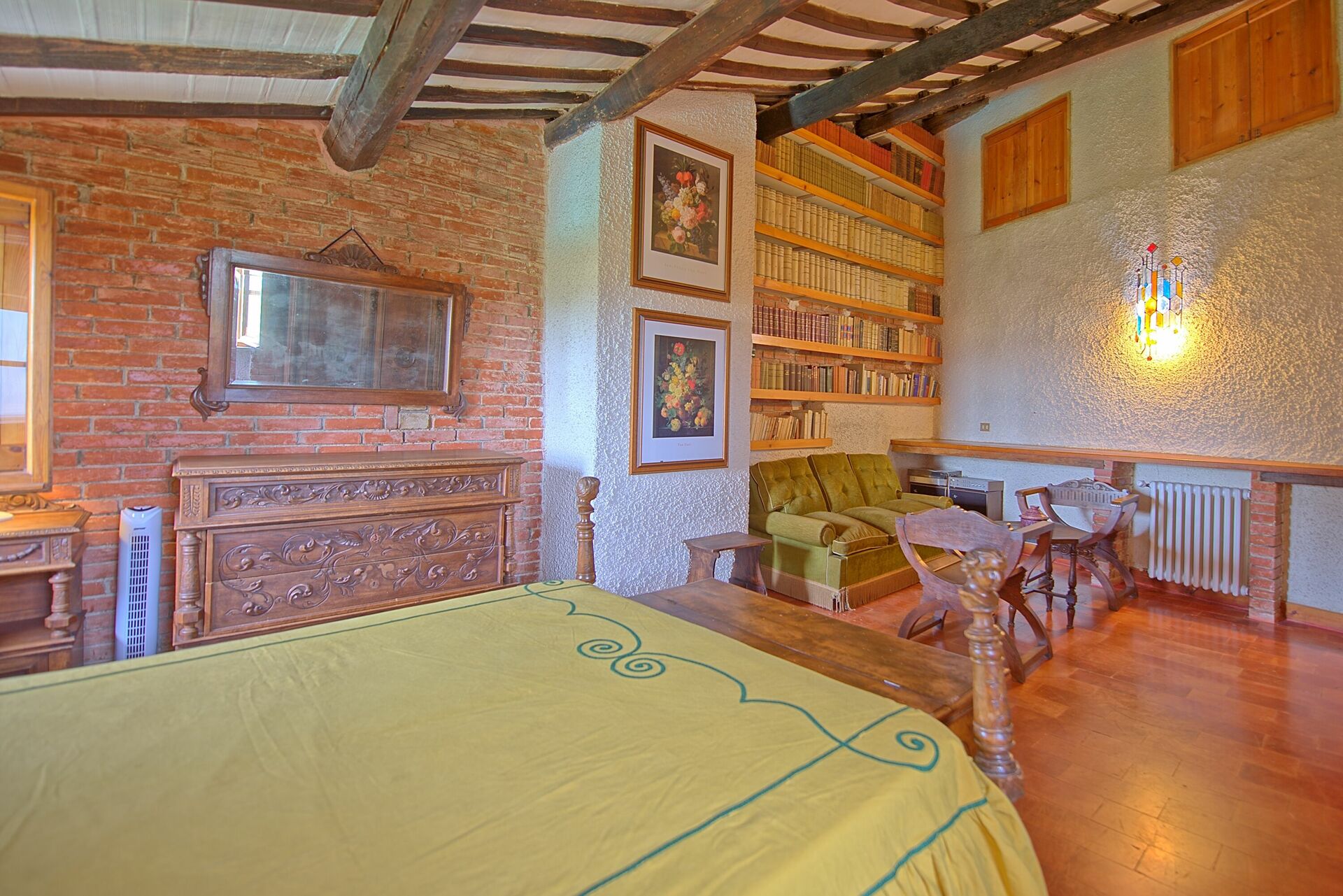 Villa Uccellaia slaapkamer in Agello