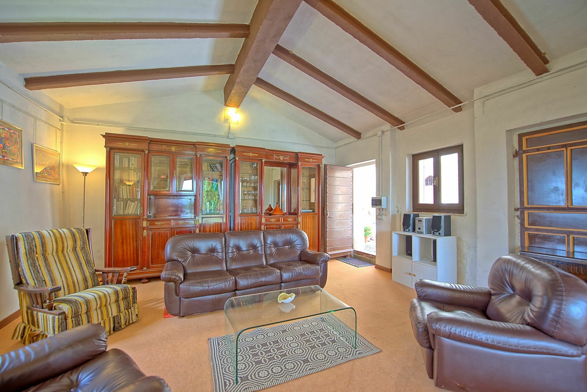 Villa Uccellaia badkamer in Agello