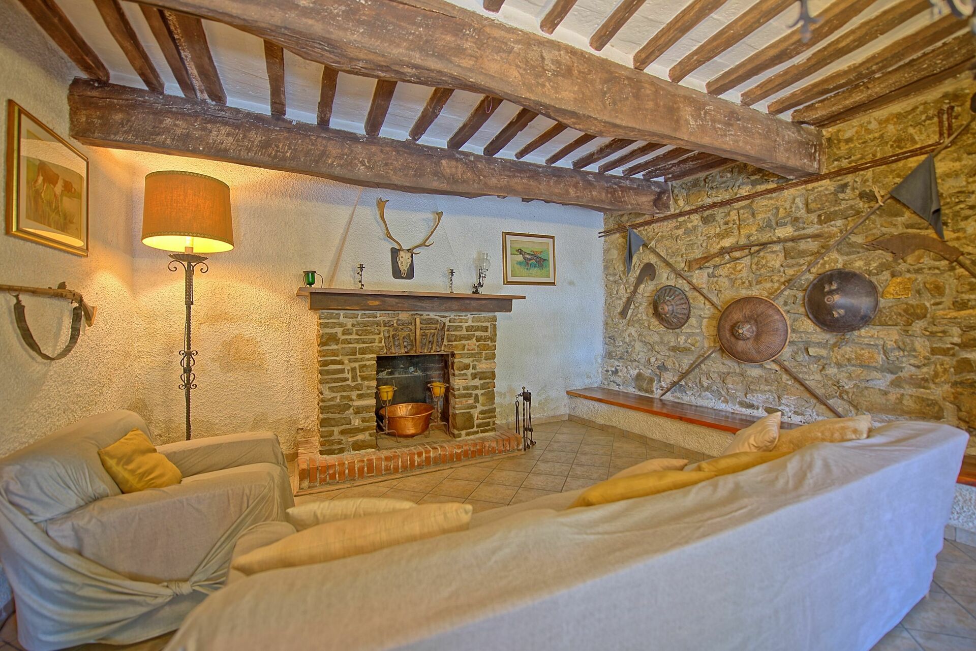 Villa Uccellaia tuin in Agello