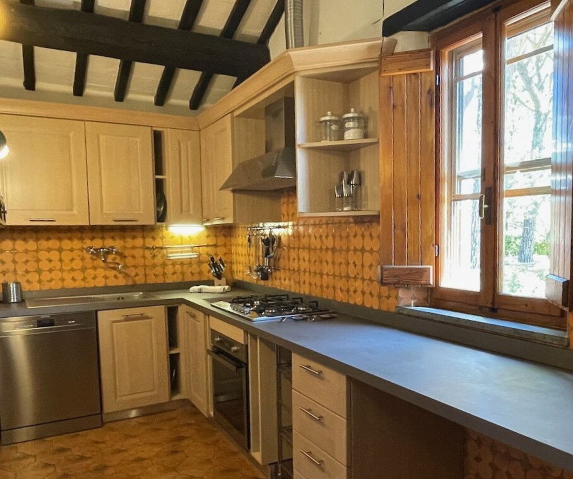 Villa Uccellaia badkamer in Agello