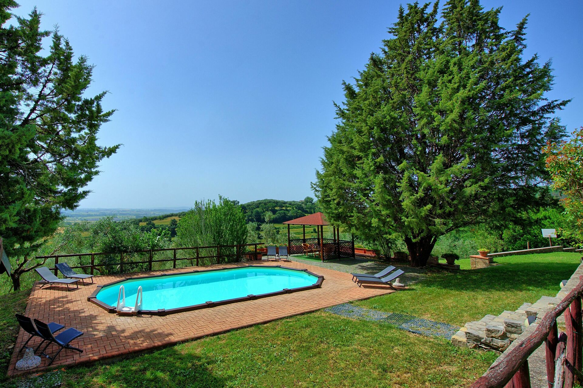 Villa Uccellaia slaapkamer in Agello