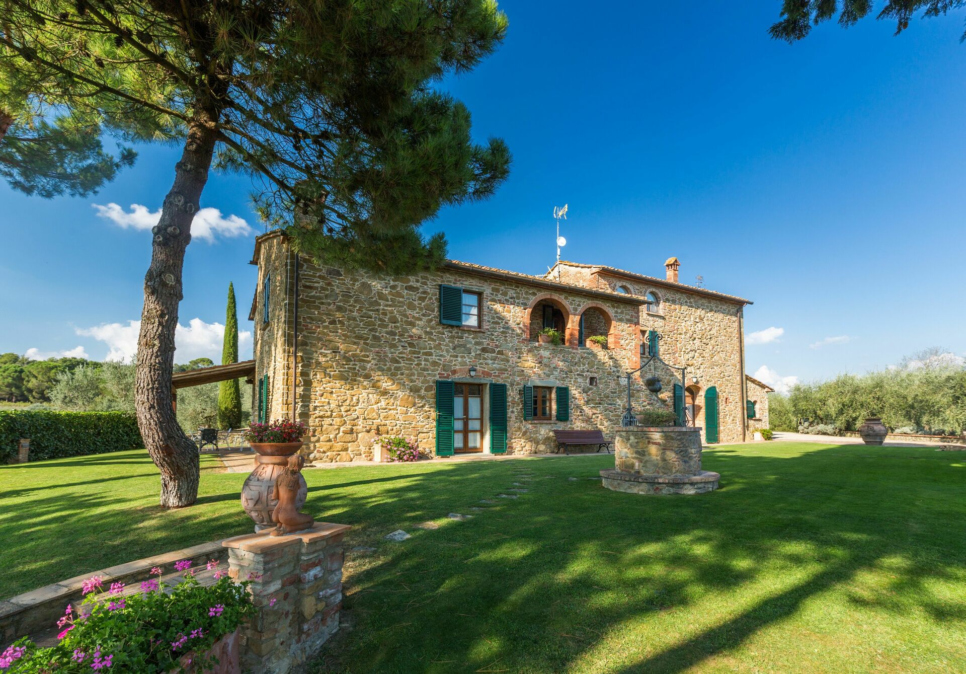 Villa Poggiospinoso in Lucignano, Toscane