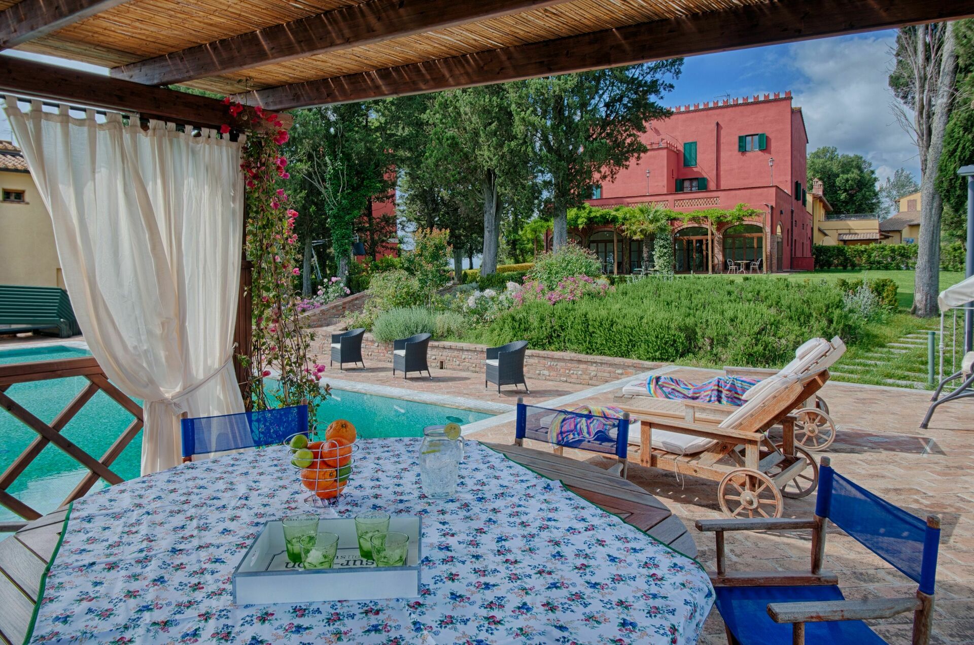 Tenuta Cambiano slaapkamer in Colombaie